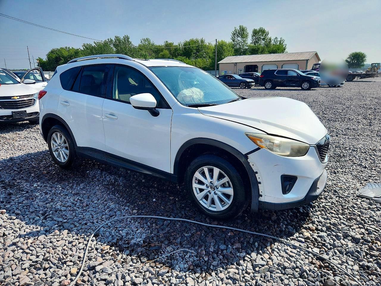 2013 Mazda Cx-5 Touring White vin: JM3KE4CE5D0125906