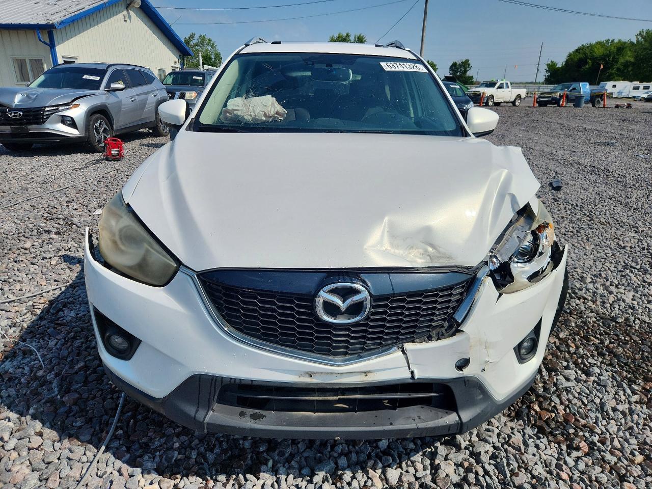 2013 Mazda Cx-5 Touring White vin: JM3KE4CE5D0125906