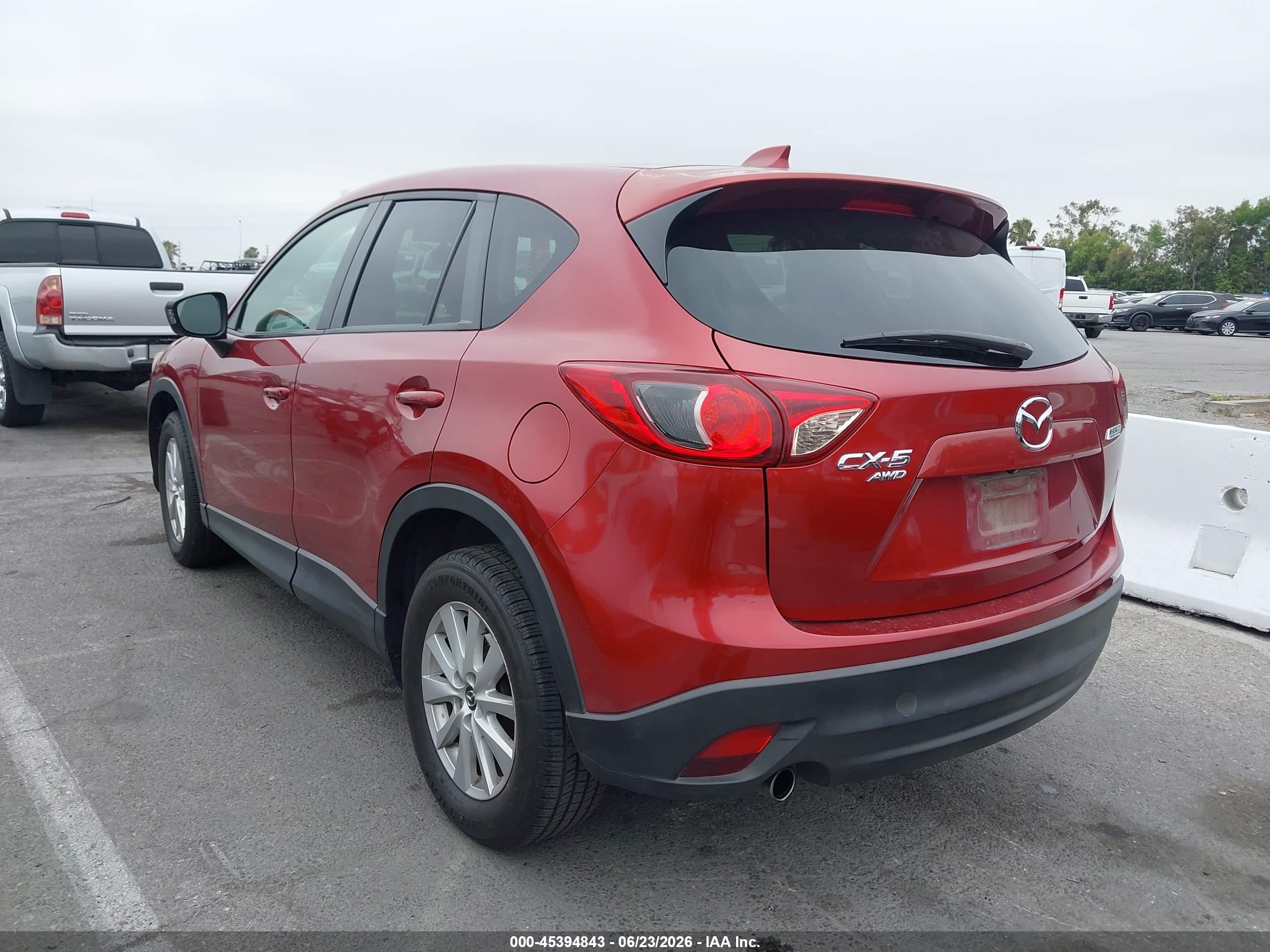 2013 Mazda Cx-5 Touring Red vin: JM3KE4CE5D0136906