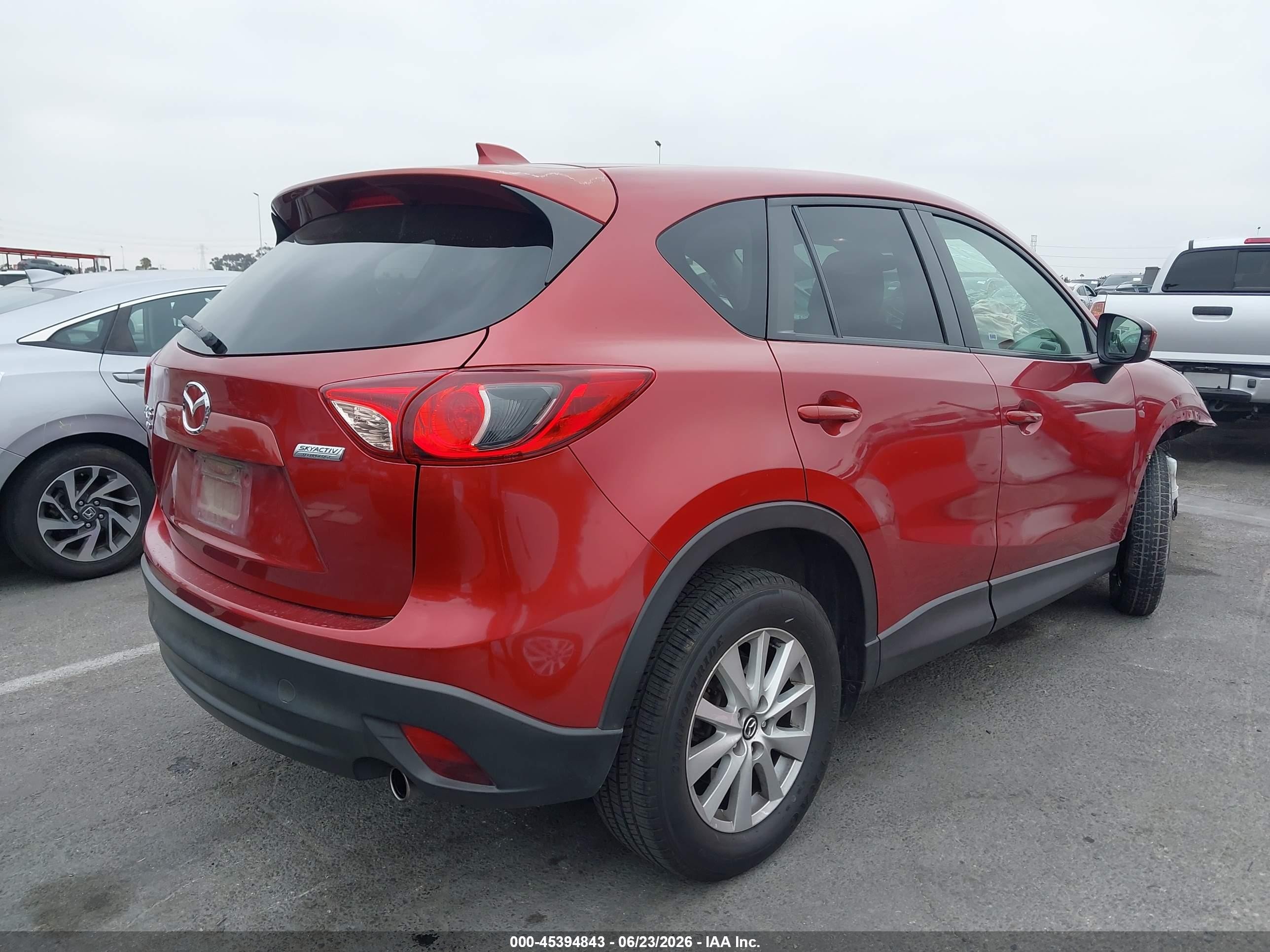 2013 Mazda Cx-5 Touring Red vin: JM3KE4CE5D0136906