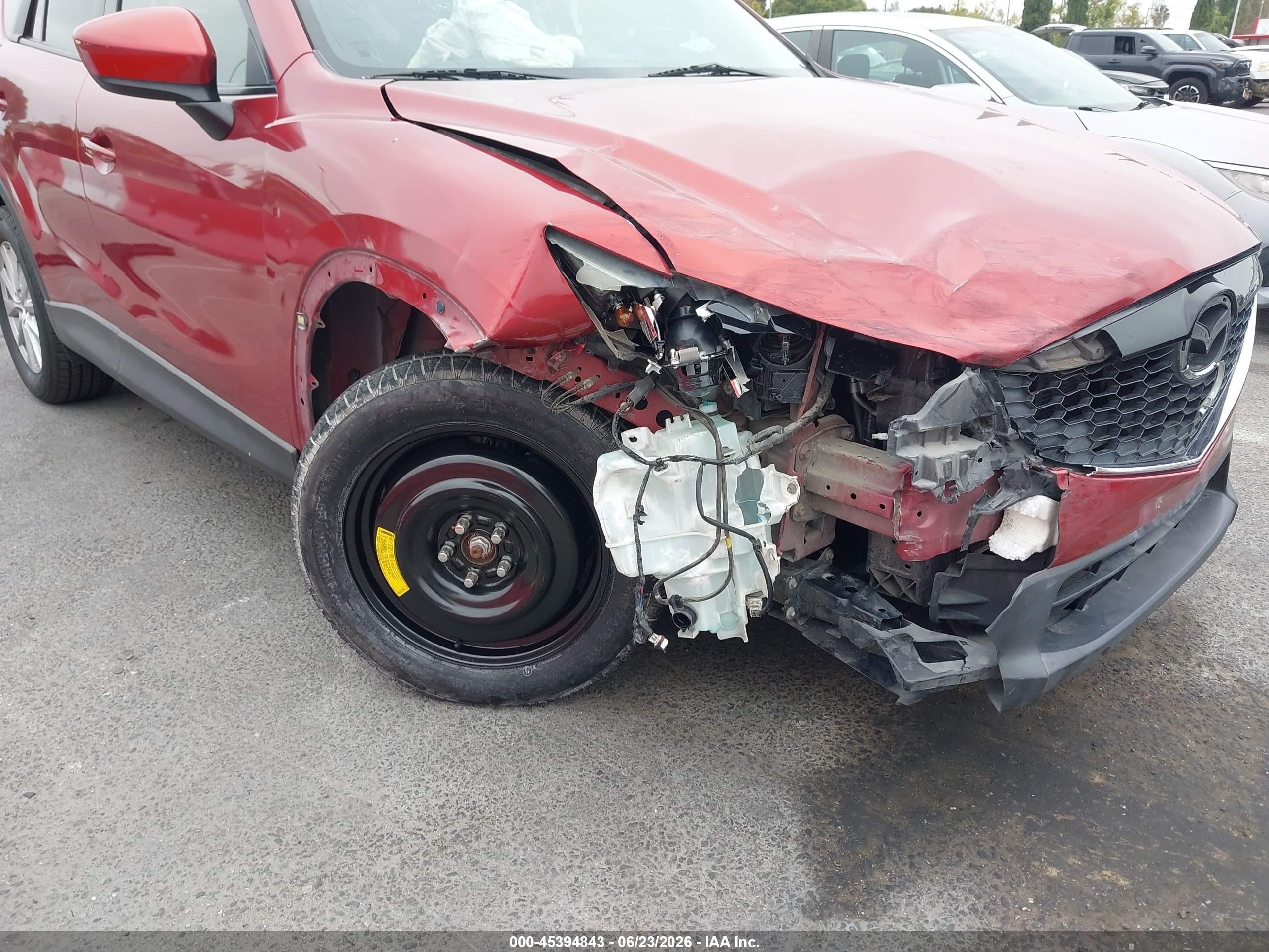 2013 Mazda Cx-5 Touring Red vin: JM3KE4CE5D0136906