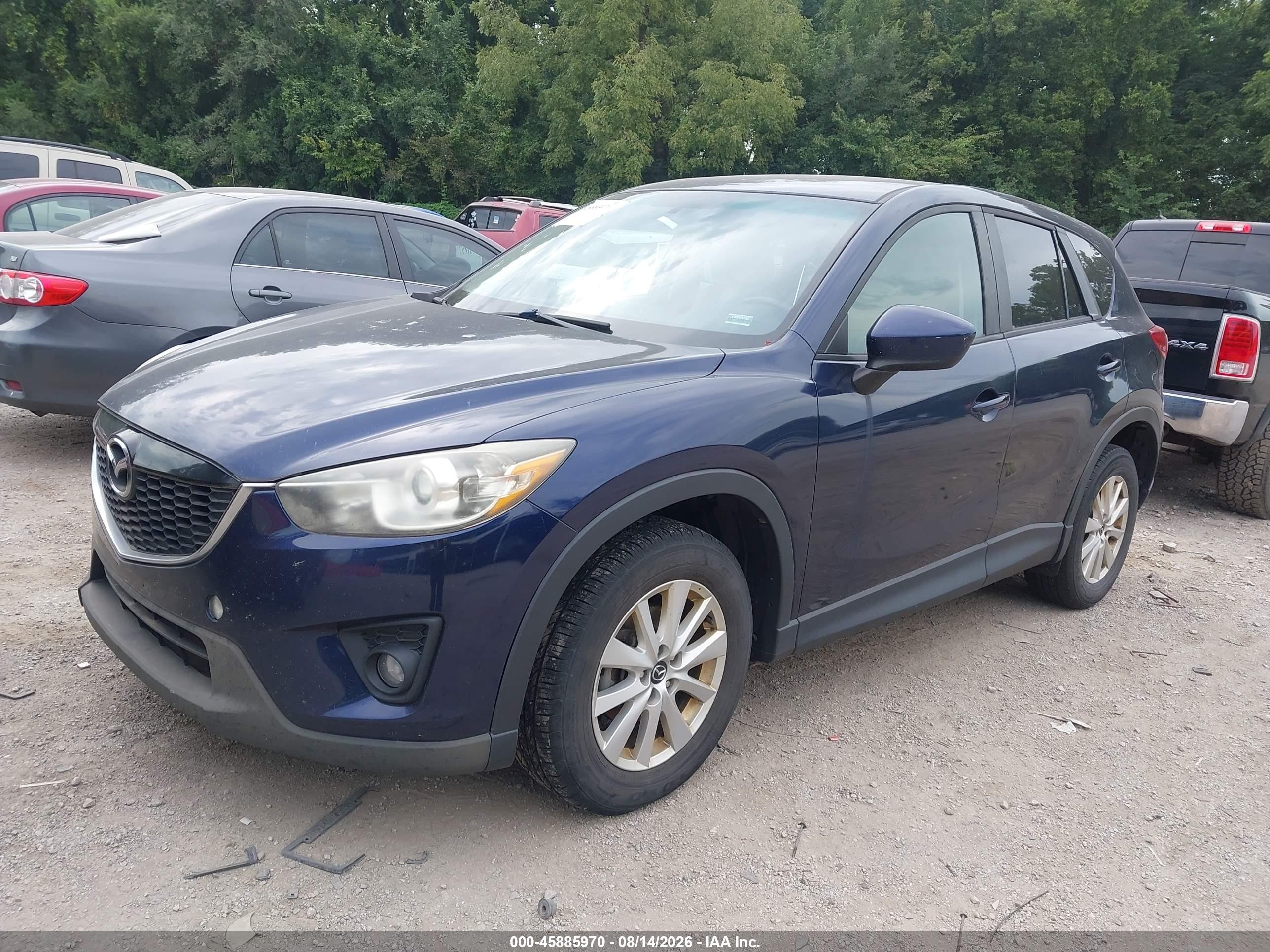 2013 Mazda Cx-5 Touring Blue vin: JM3KE4CE5D0145265