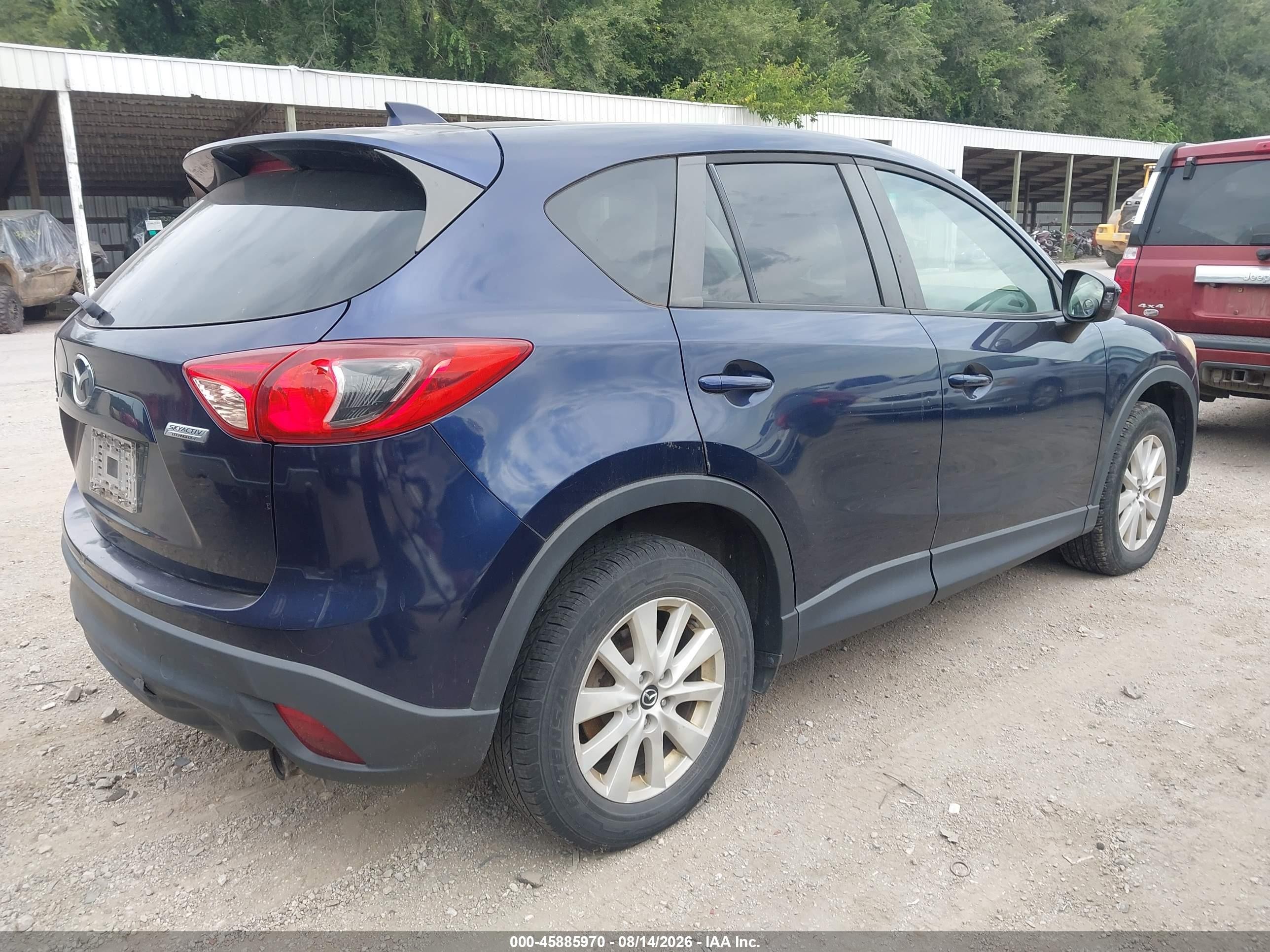 2013 Mazda Cx-5 Touring Blue vin: JM3KE4CE5D0145265