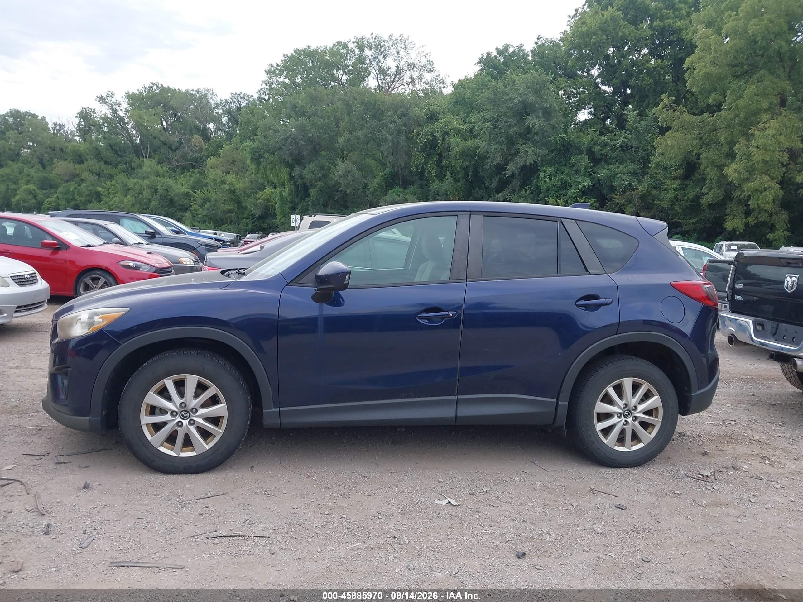 2013 Mazda Cx-5 Touring Blue vin: JM3KE4CE5D0145265
