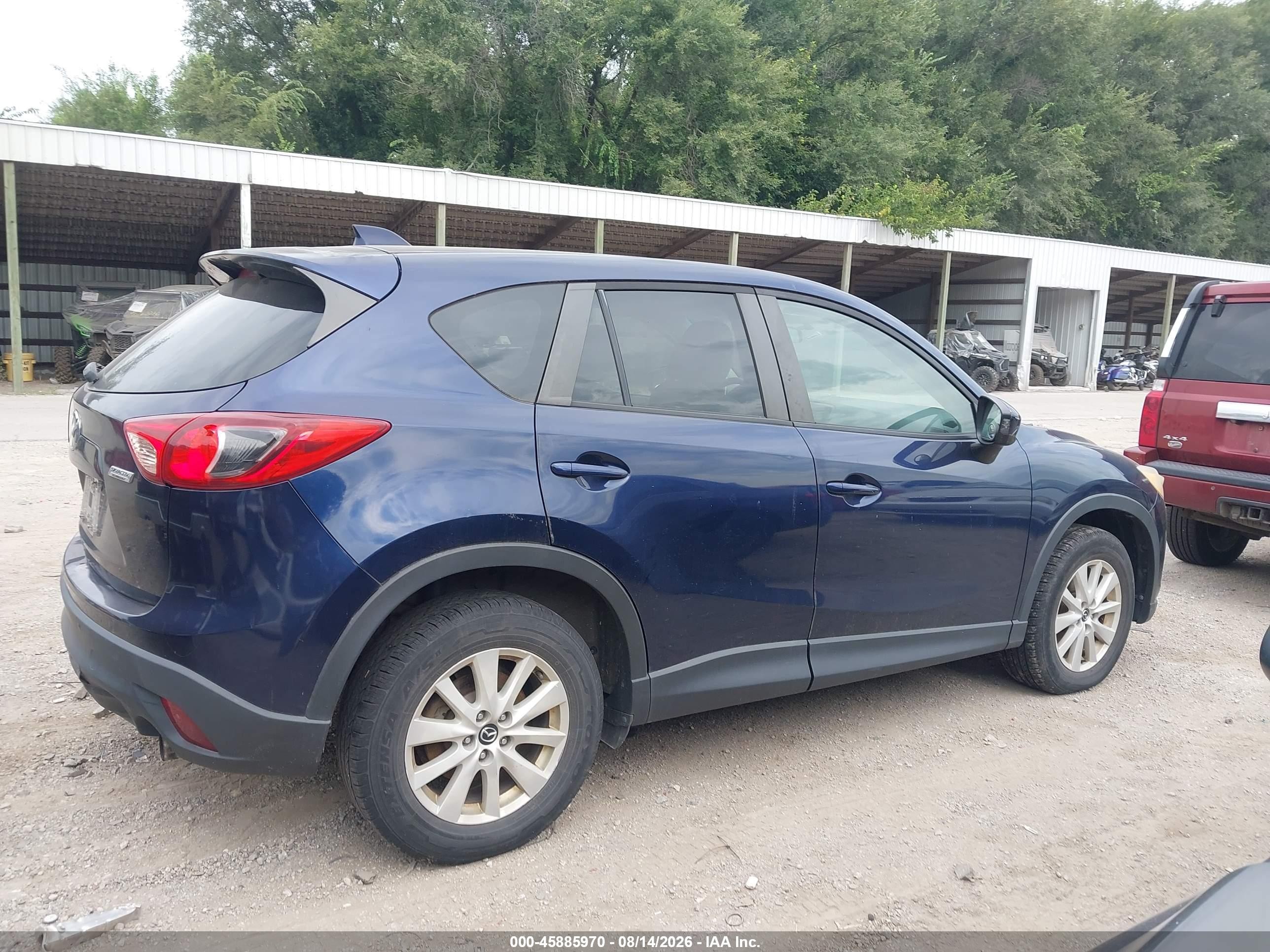 2013 Mazda Cx-5 Touring Blue vin: JM3KE4CE5D0145265