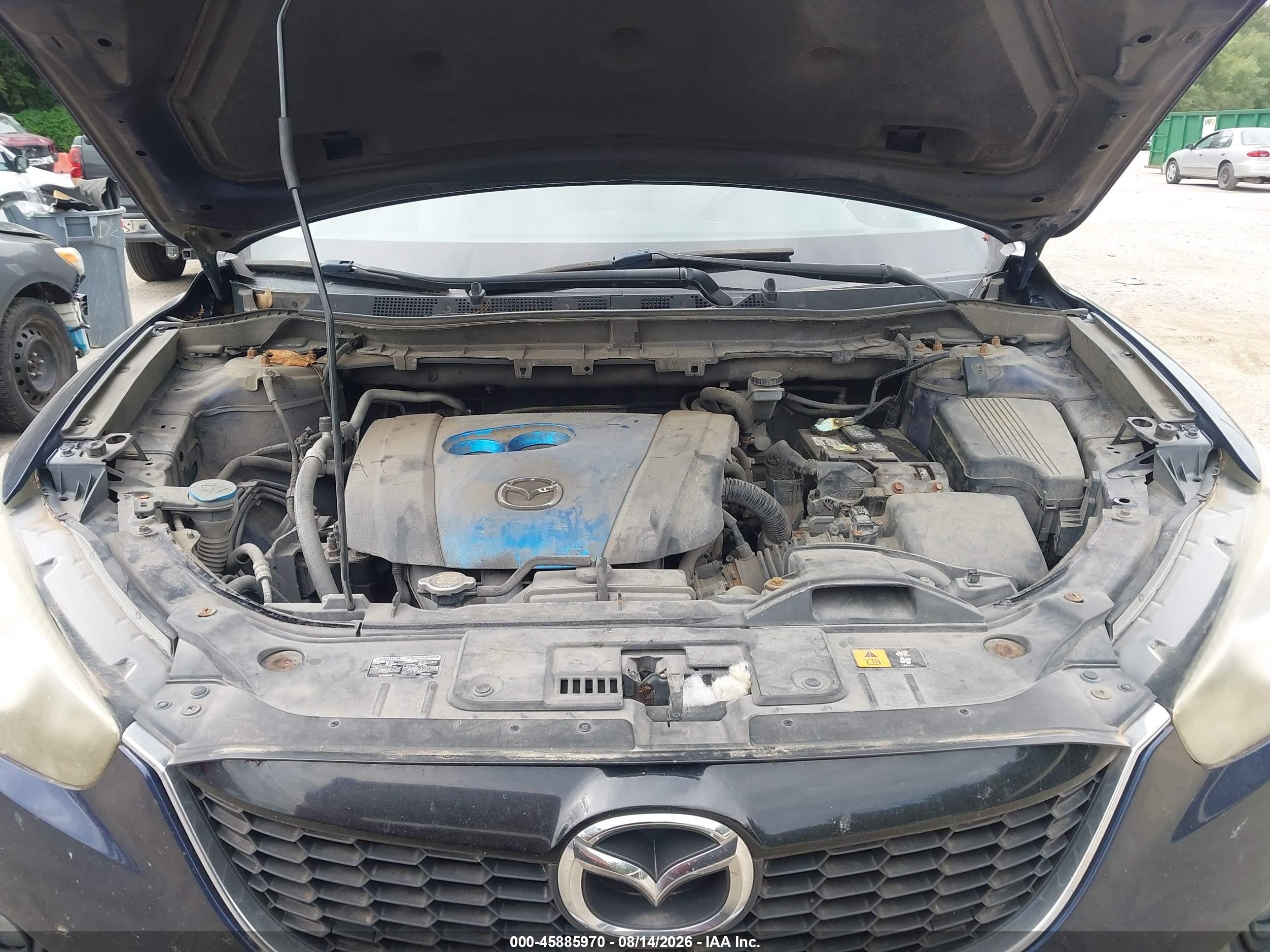 2013 Mazda Cx-5 Touring Blue vin: JM3KE4CE5D0145265