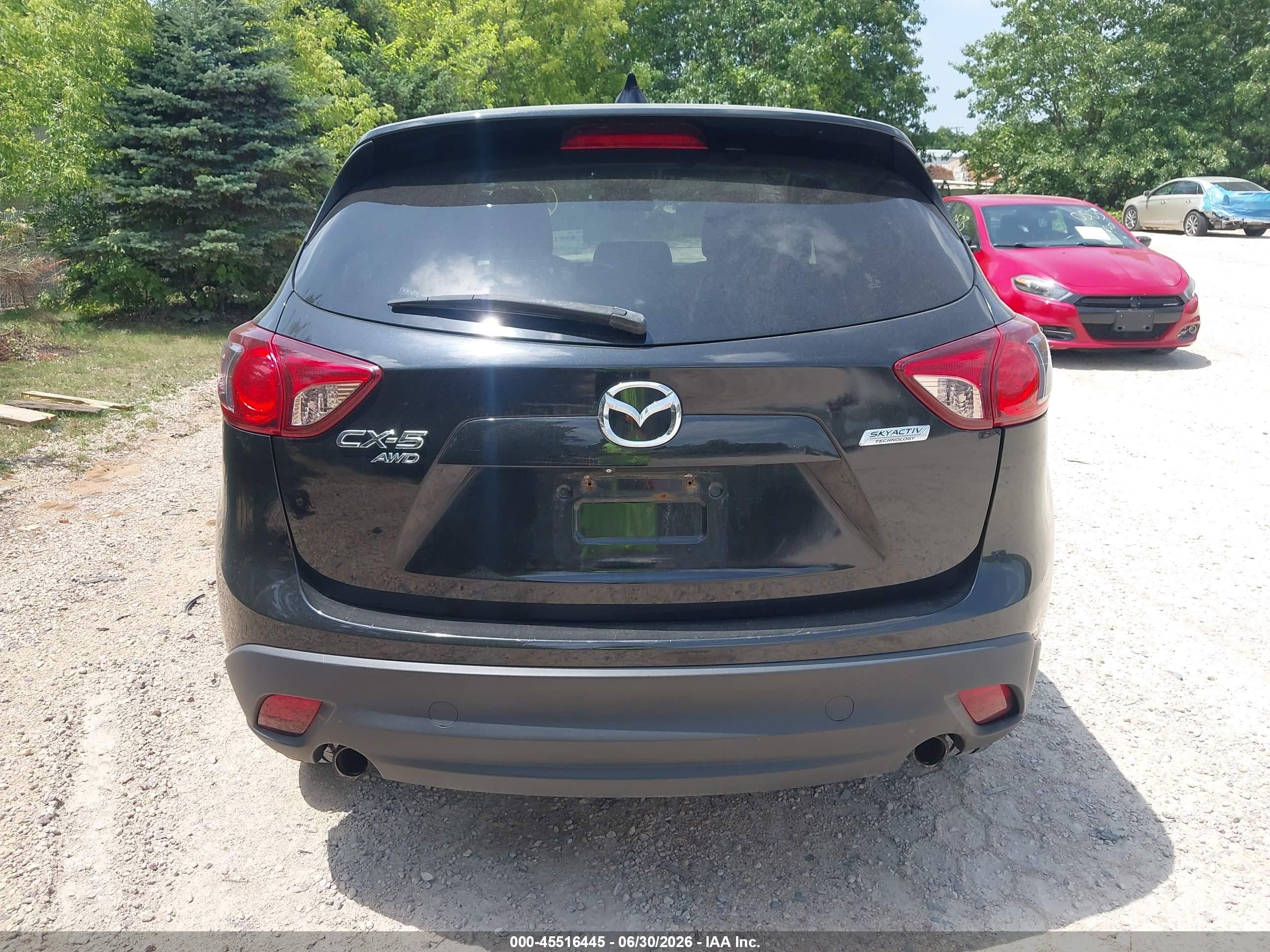 2013 Mazda Cx-5 Touring Black vin: JM3KE4CE6D0116826
