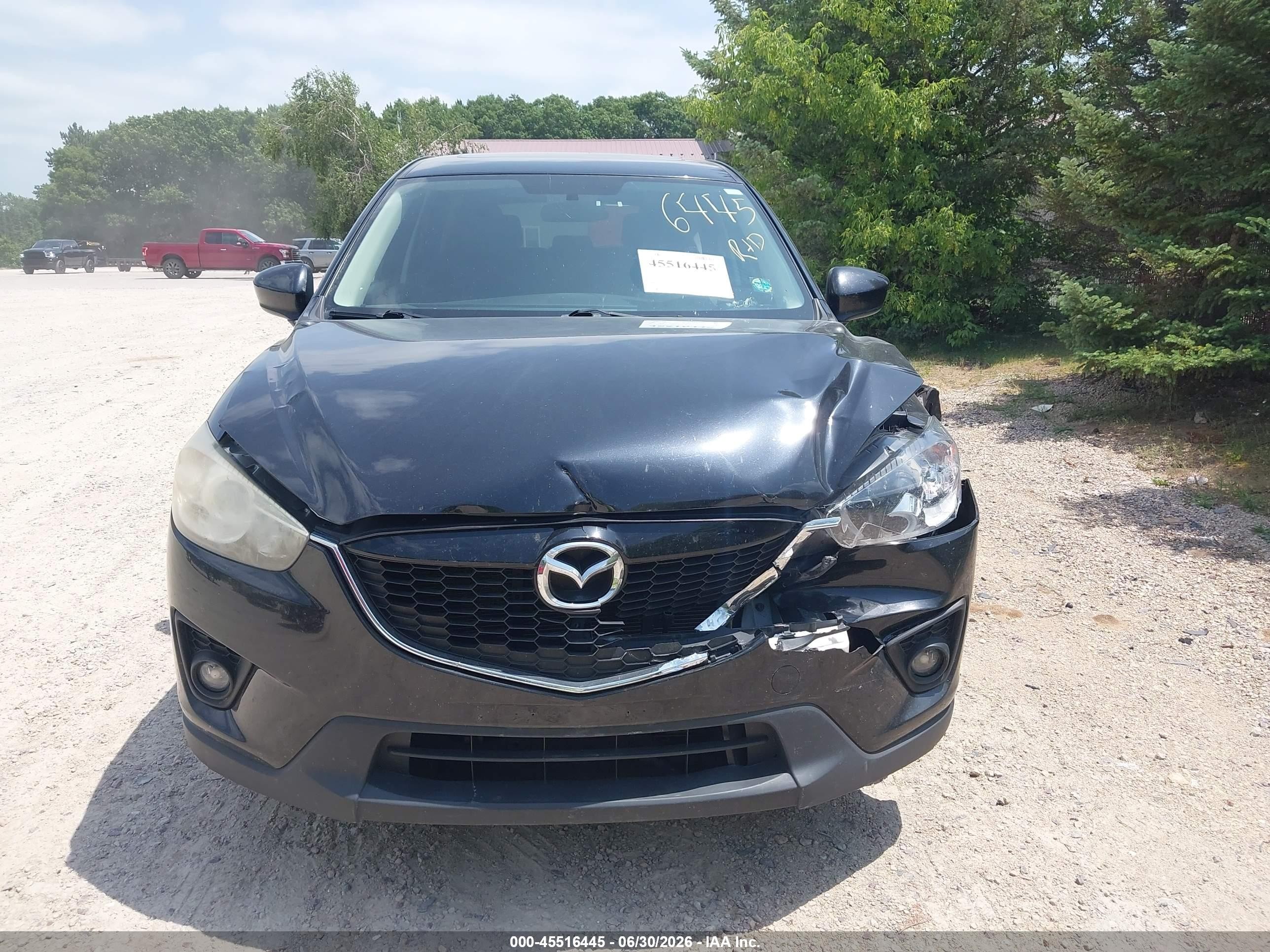 2013 Mazda Cx-5 Touring Black vin: JM3KE4CE6D0116826