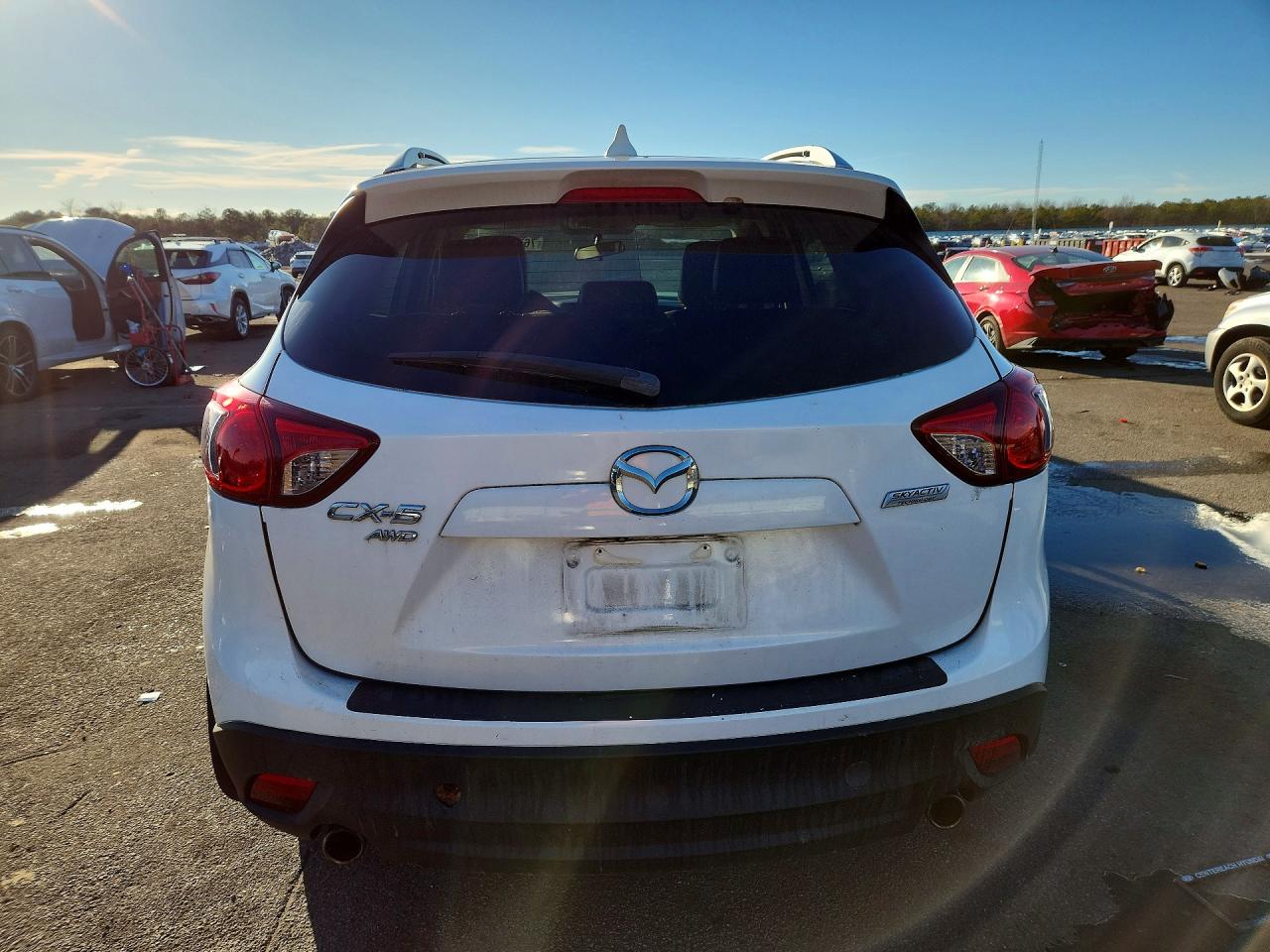 2013 Mazda Cx-5 Touring White vin: JM3KE4CE6D0121718