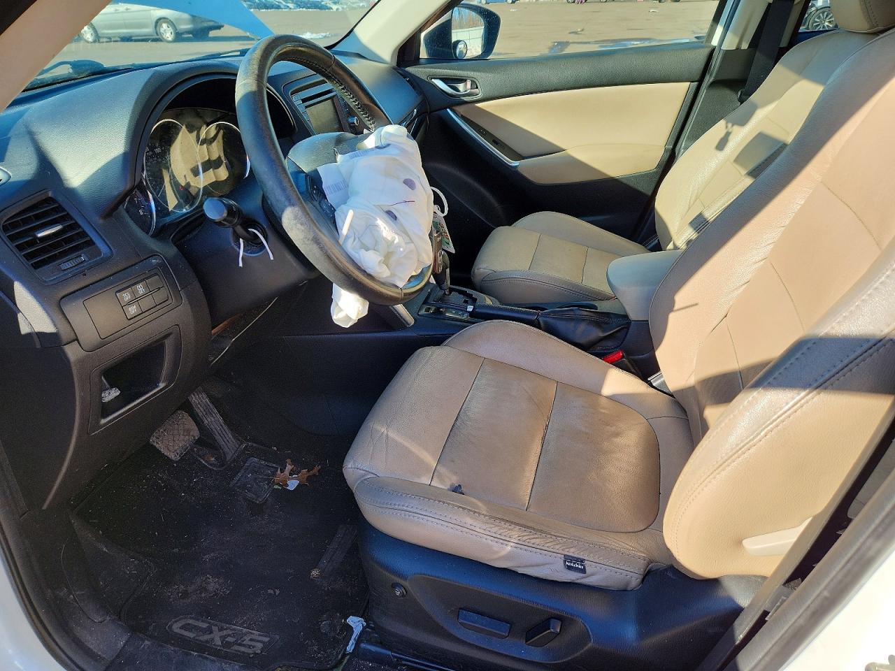 2013 Mazda Cx-5 Touring White vin: JM3KE4CE6D0121718