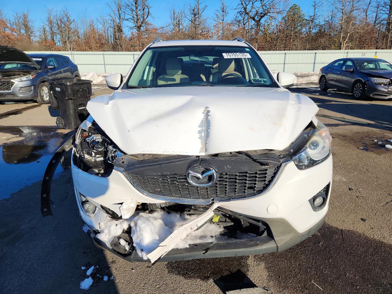 2013 Mazda Cx-5 Touring White vin: JM3KE4CE6D0121718