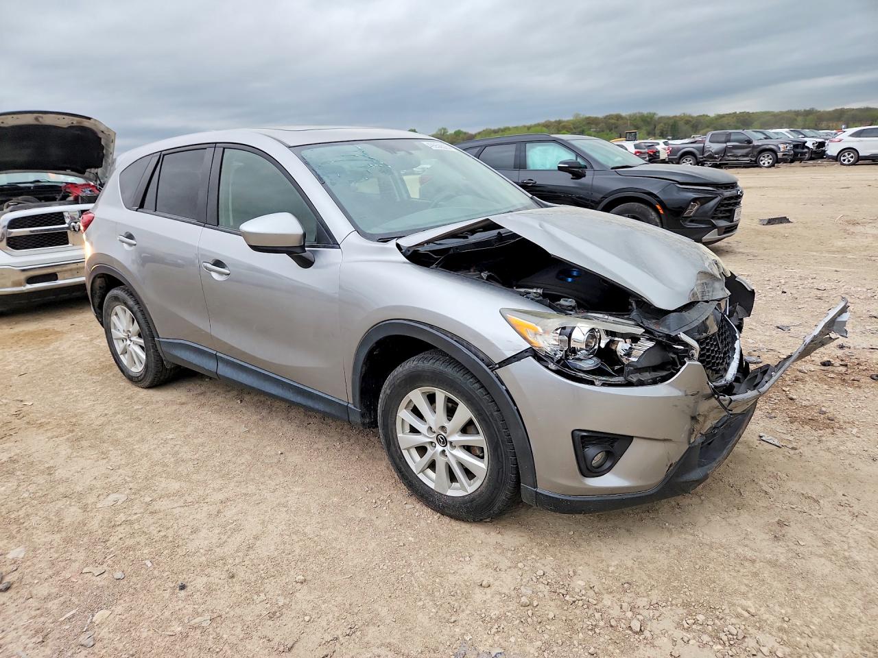 2013 Mazda Cx-5 Touring Silver vin: JM3KE4CE6D0124747