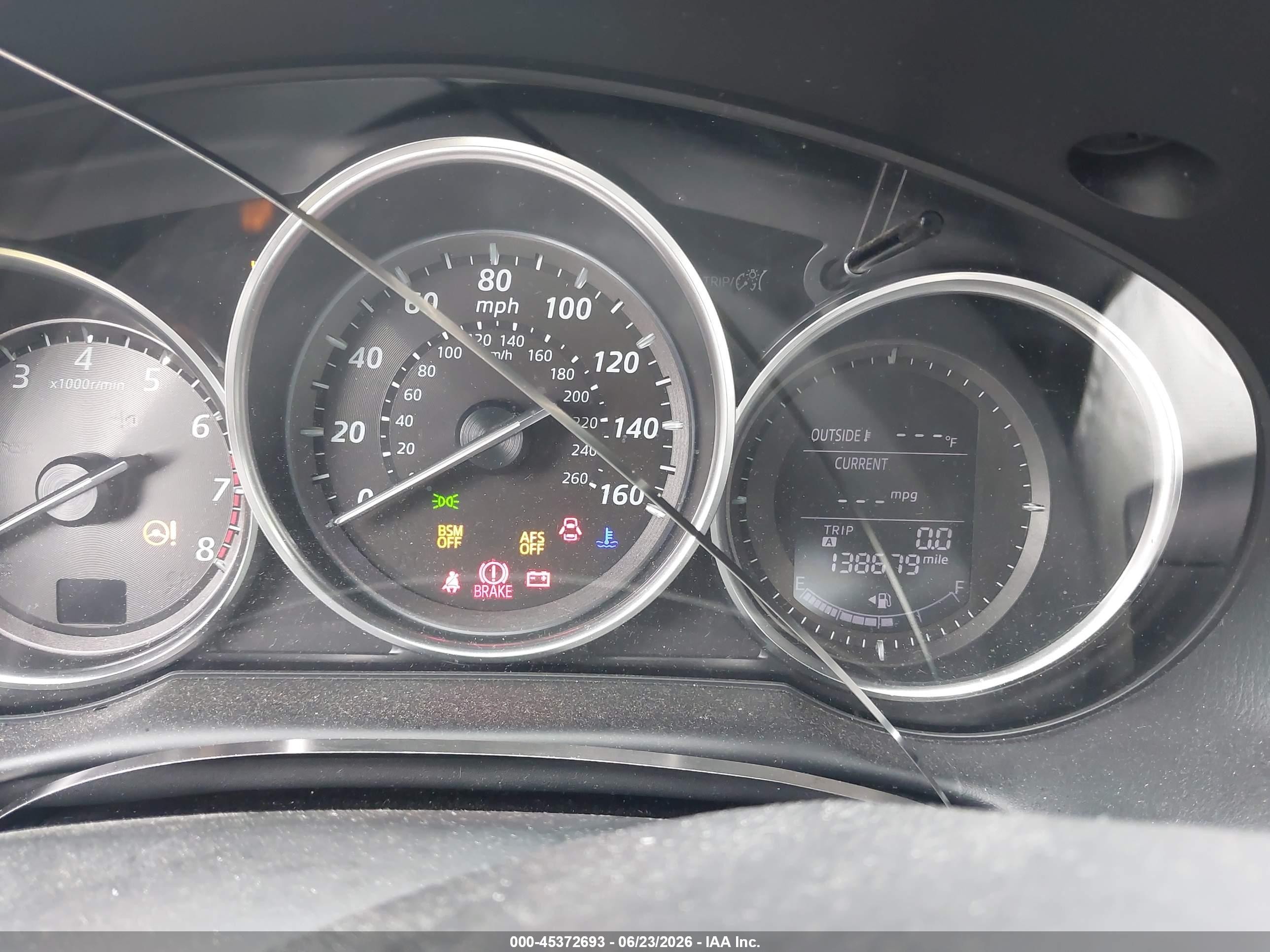2013 Mazda Cx-5 Touring Black vin: JM3KE4CE7D0156977