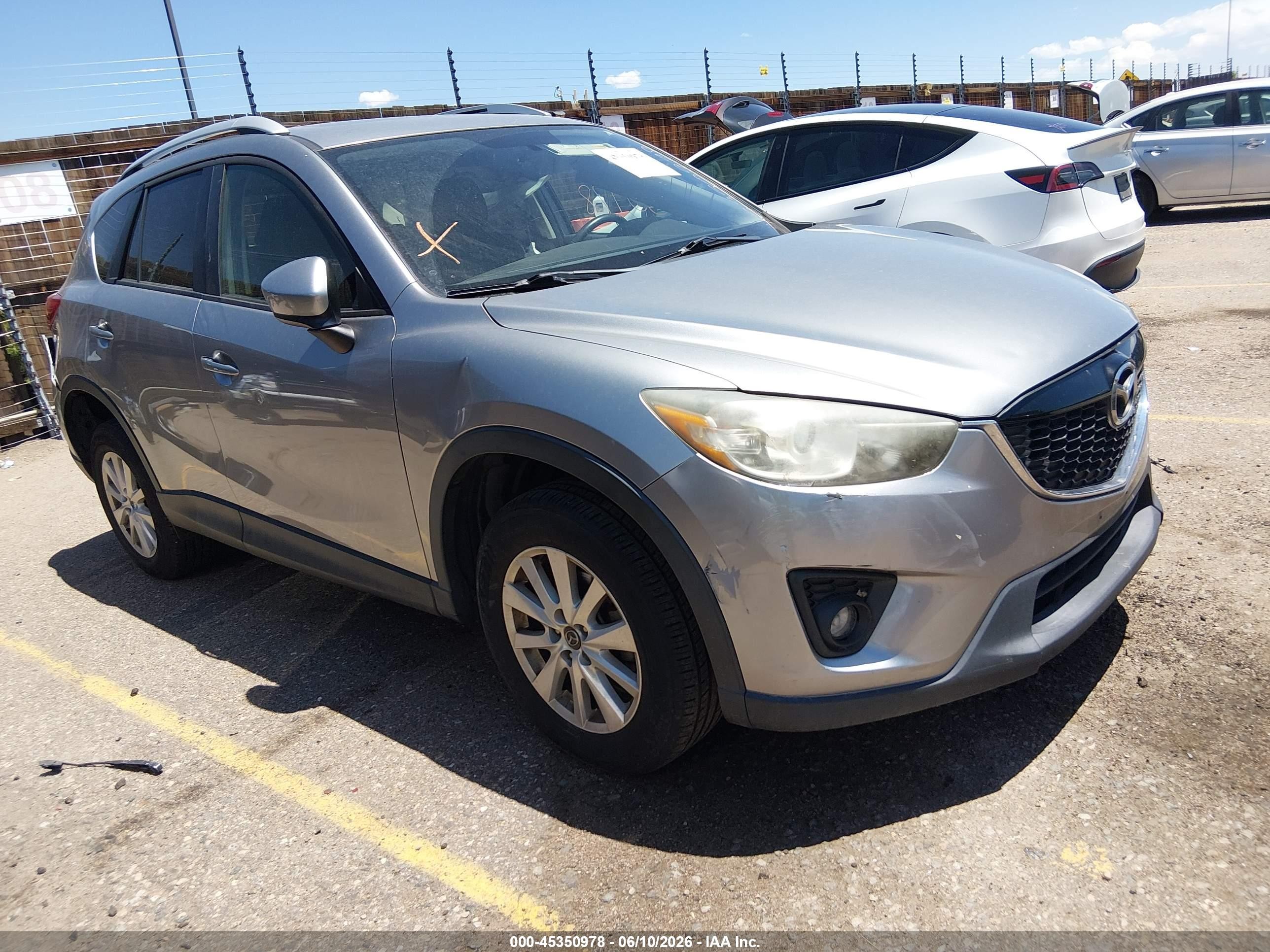 2013 Mazda Cx-5 Touring Silver vin: JM3KE4CE7D0159703