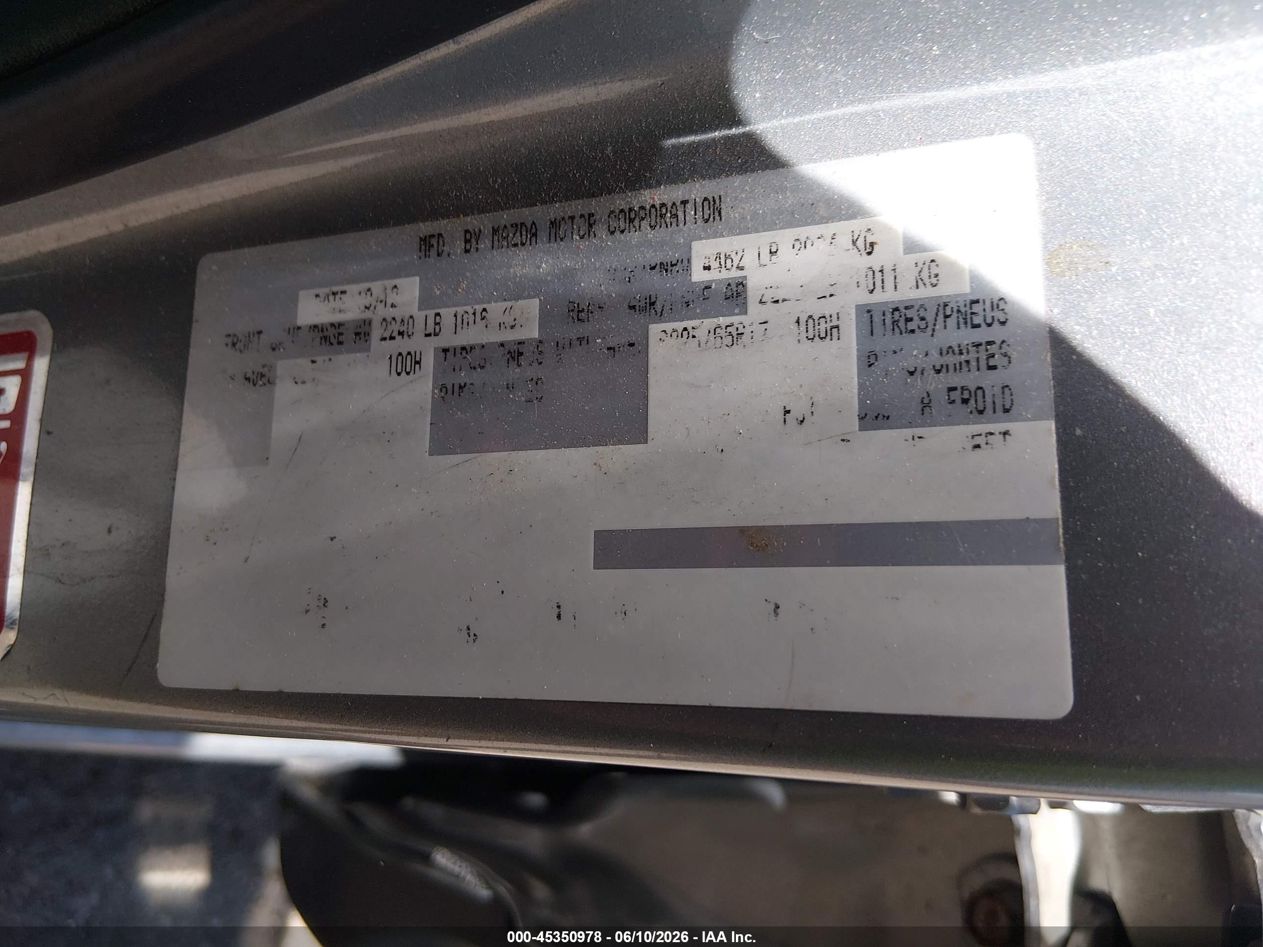 2013 Mazda Cx-5 Touring Silver vin: JM3KE4CE7D0159703