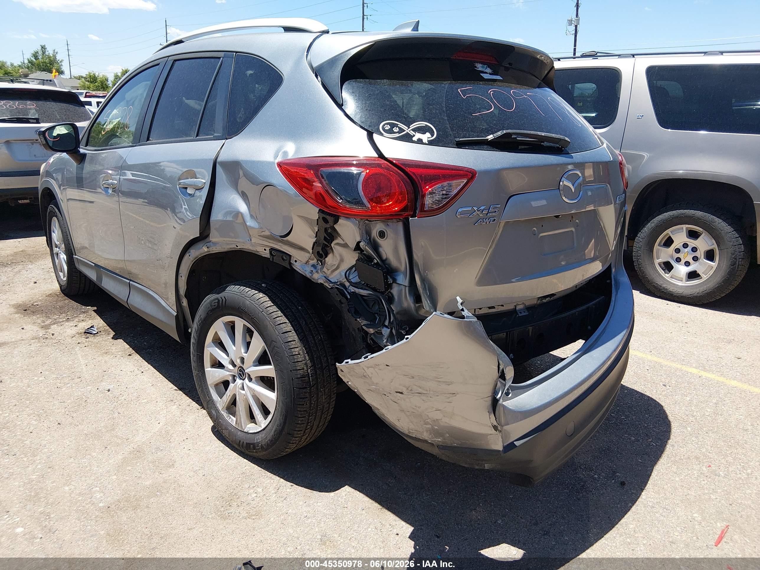 2013 Mazda Cx-5 Touring Silver vin: JM3KE4CE7D0159703