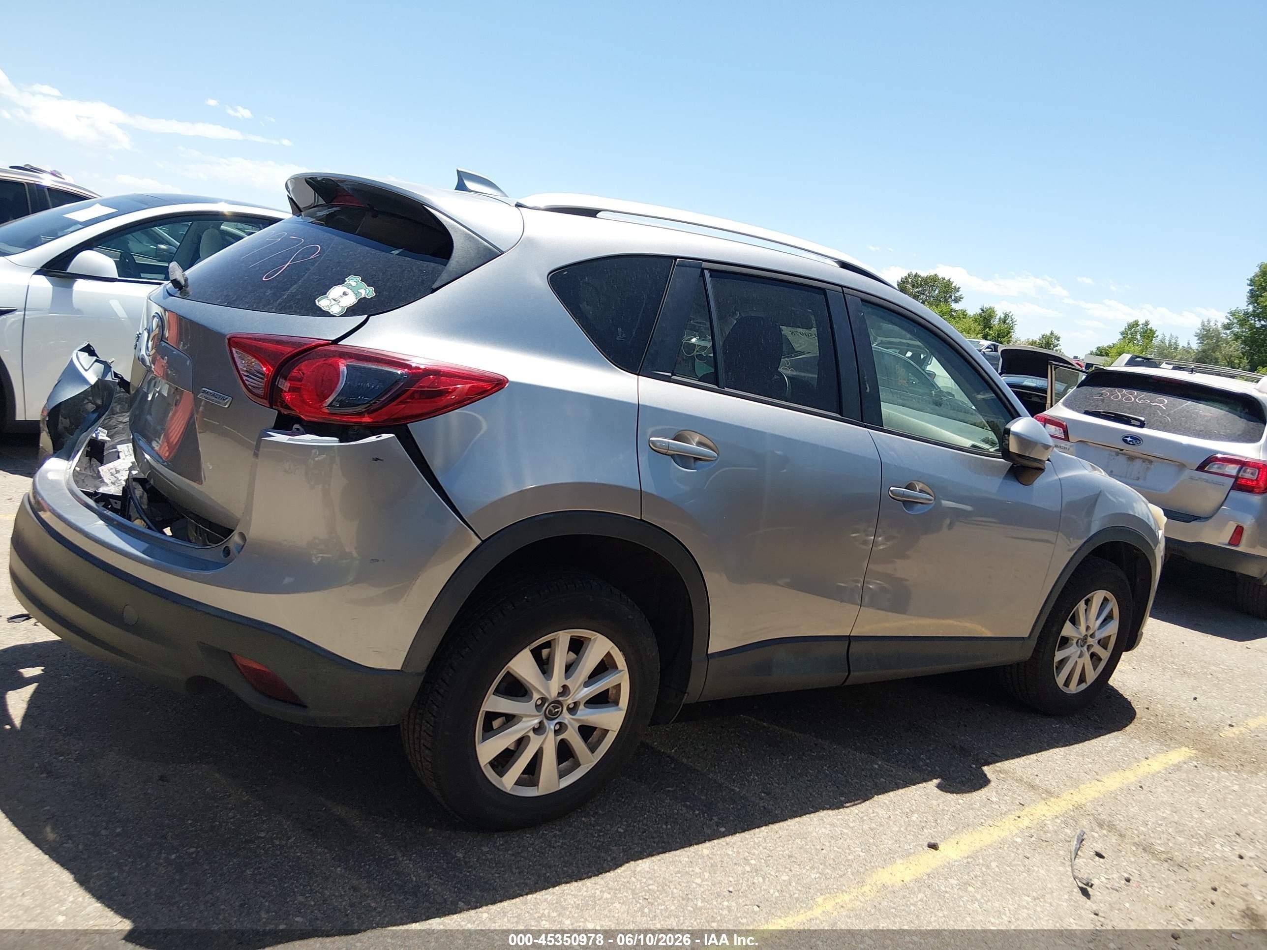 2013 Mazda Cx-5 Touring Silver vin: JM3KE4CE7D0159703