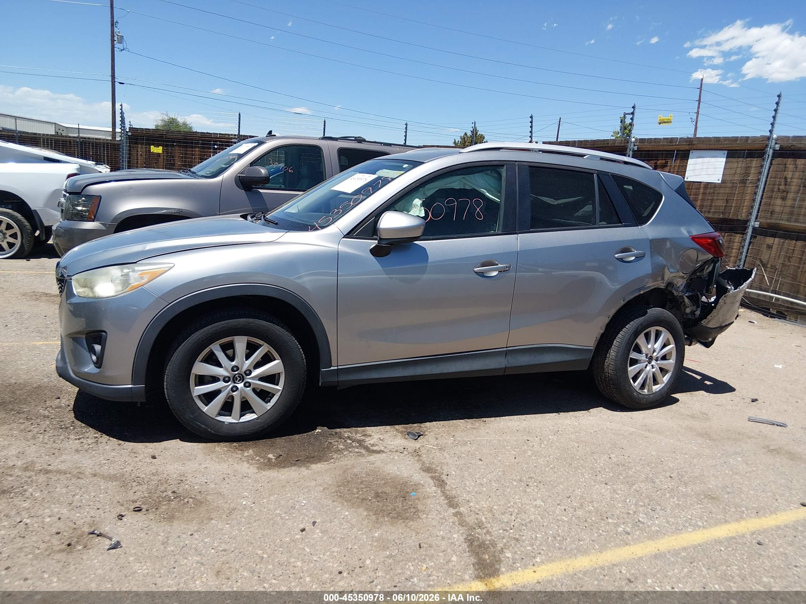 2013 Mazda Cx-5 Touring Silver vin: JM3KE4CE7D0159703