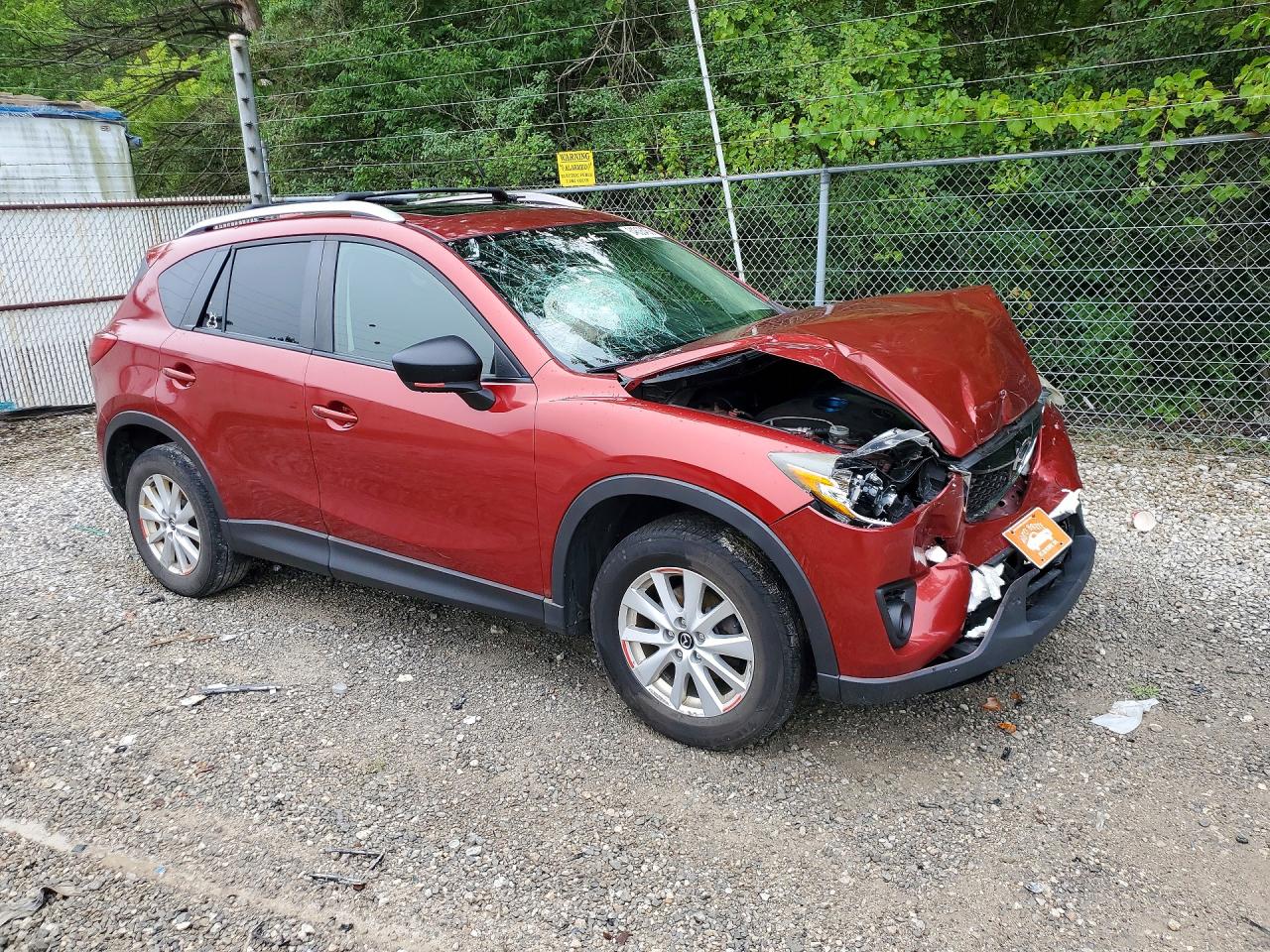 2013 Mazda Cx-5 Touring Red vin: JM3KE4CE8D0117282