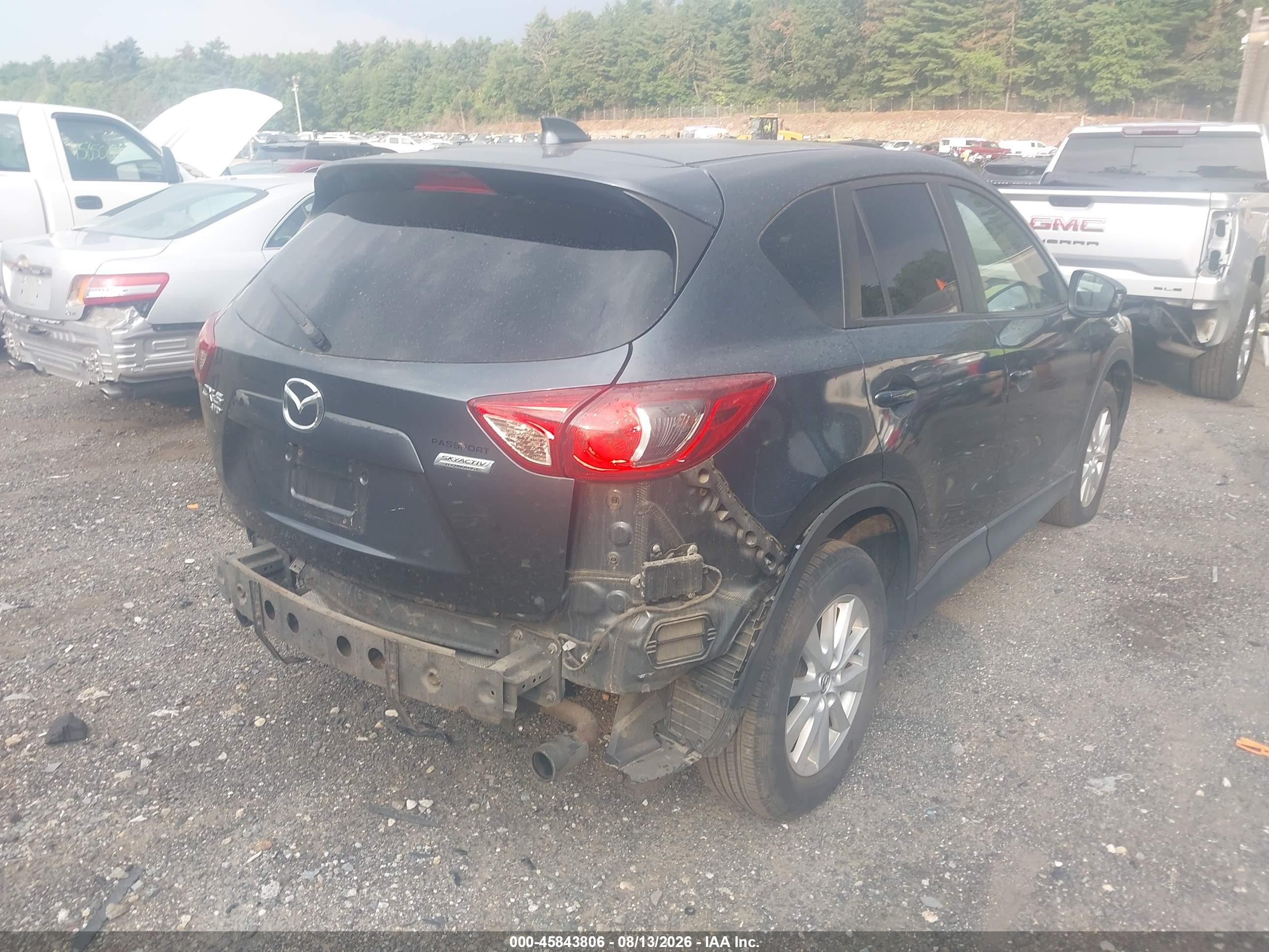 2013 Mazda Cx-5 Touring Gray vin: JM3KE4CE8D0119484