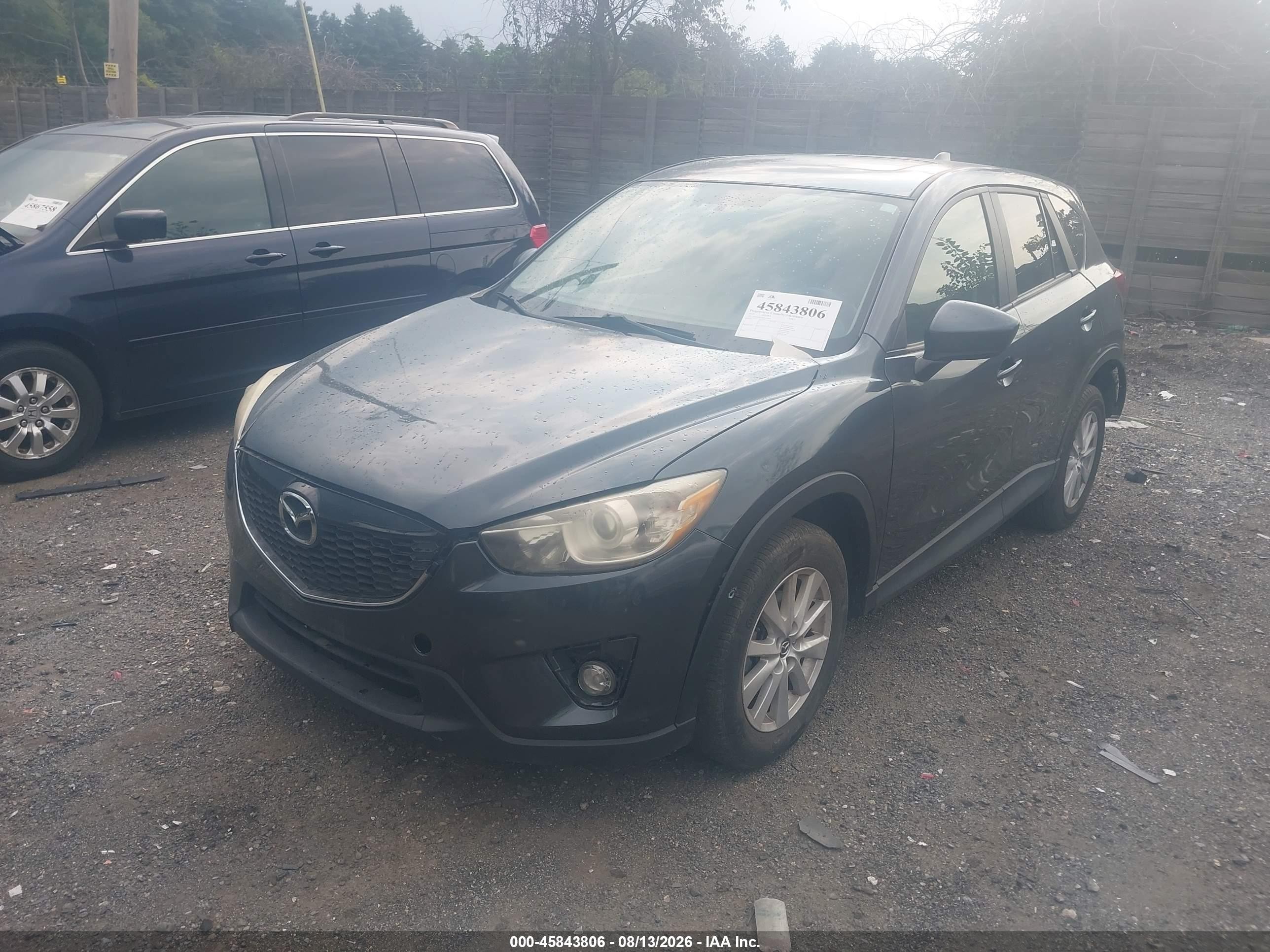 2013 Mazda Cx-5 Touring Gray vin: JM3KE4CE8D0119484
