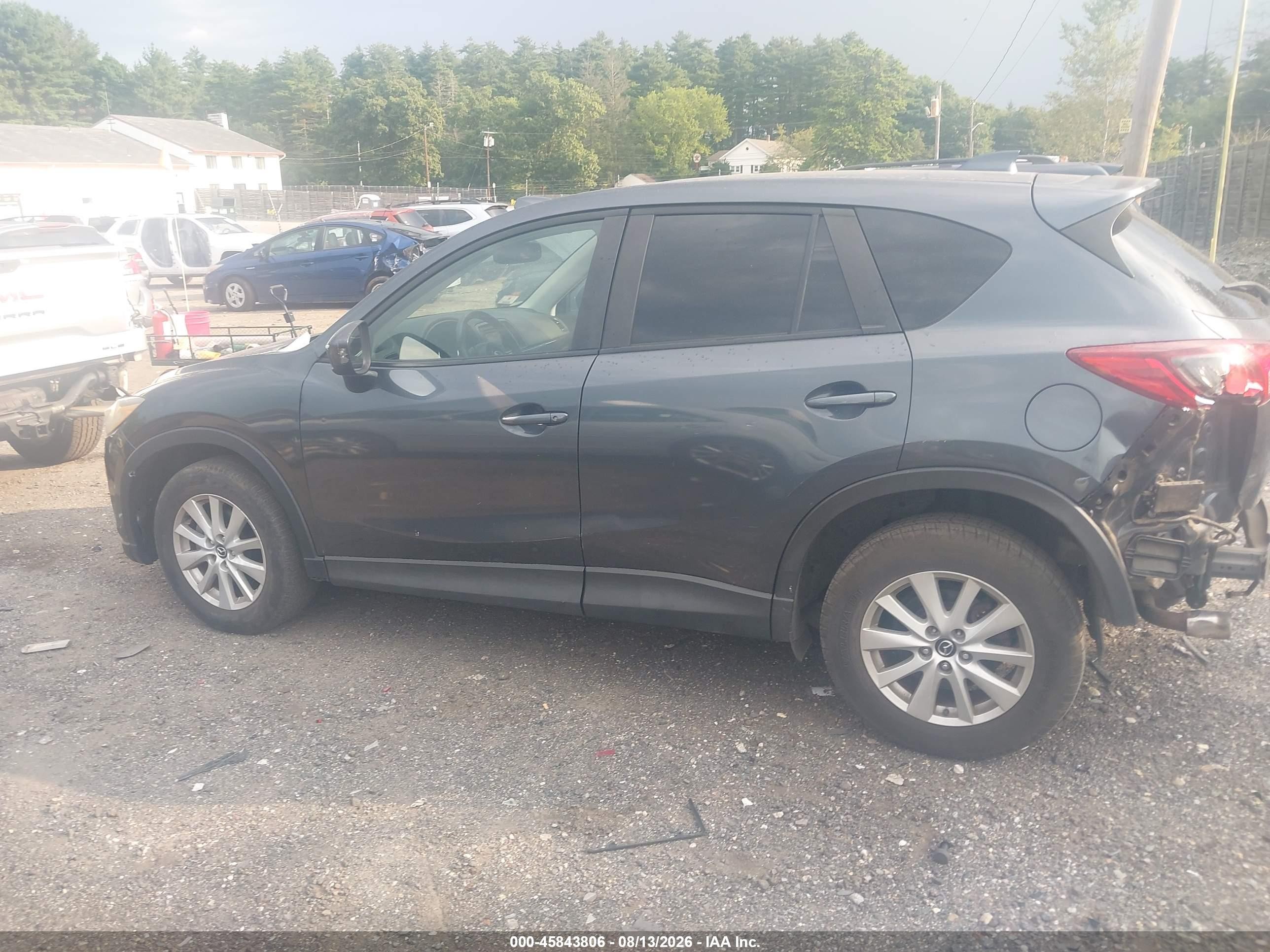 2013 Mazda Cx-5 Touring Gray vin: JM3KE4CE8D0119484