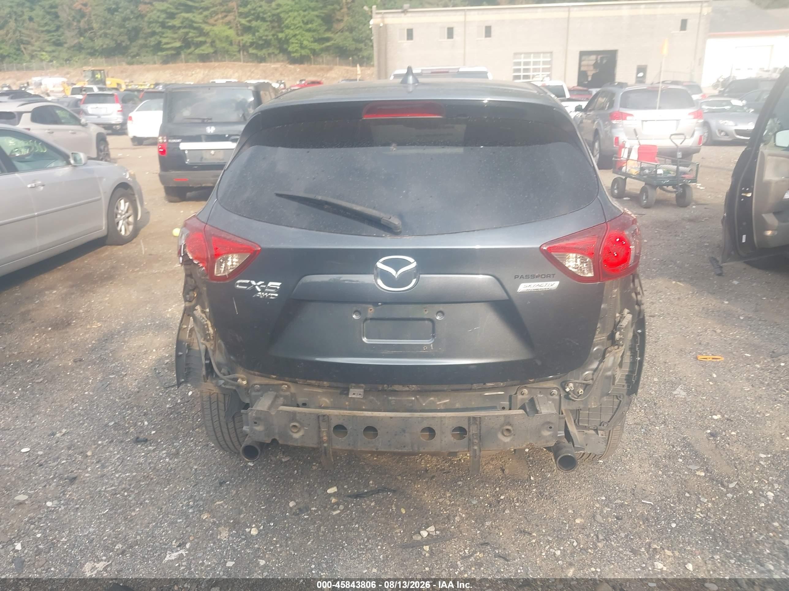 2013 Mazda Cx-5 Touring Gray vin: JM3KE4CE8D0119484