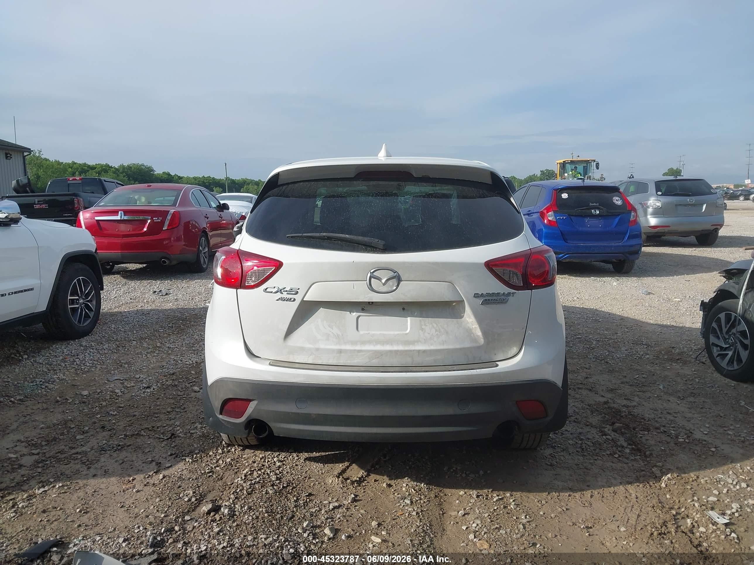 2013 Mazda Cx-5 Touring White vin: JM3KE4CE8D0126239