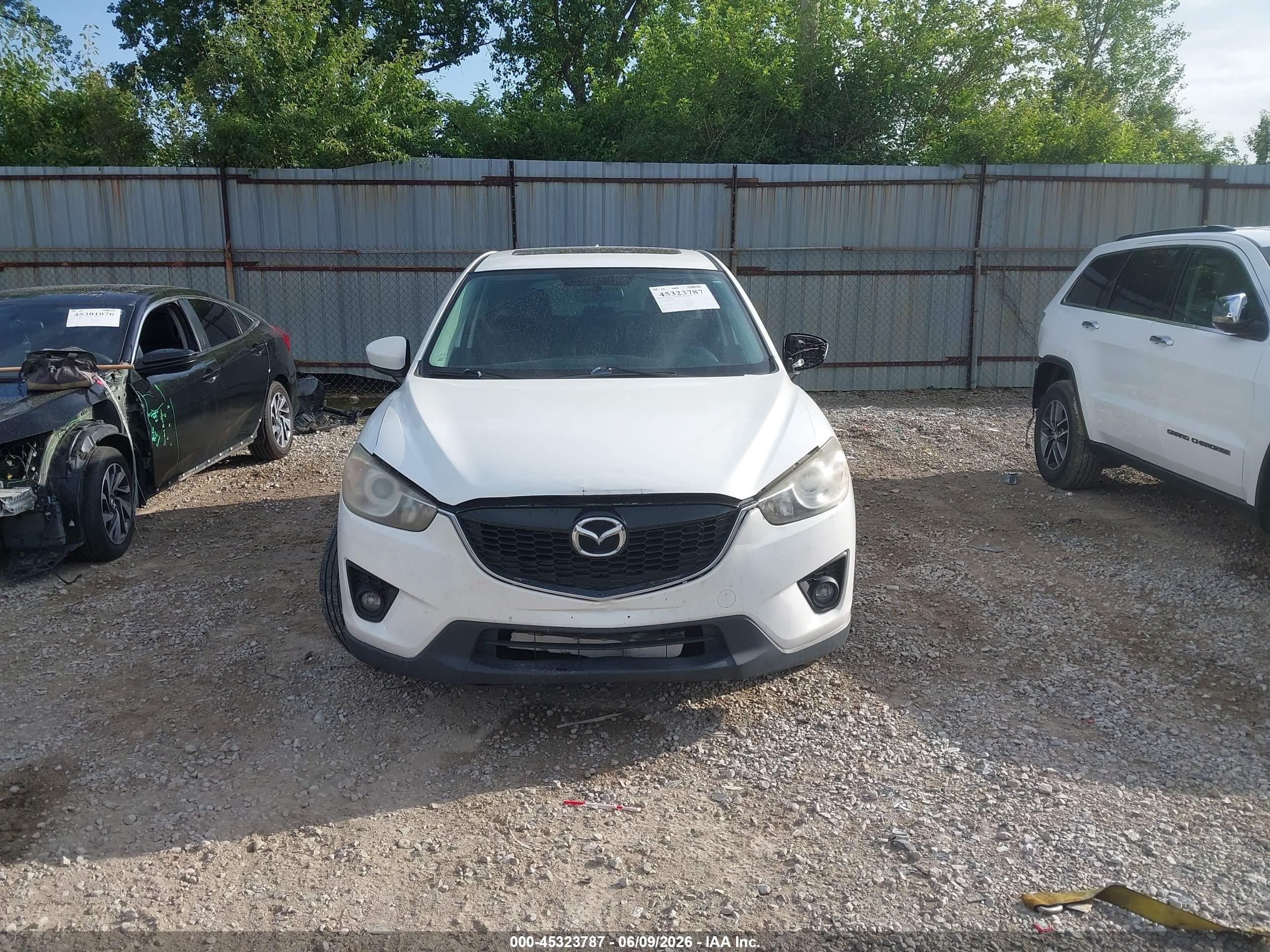 2013 Mazda Cx-5 Touring White vin: JM3KE4CE8D0126239