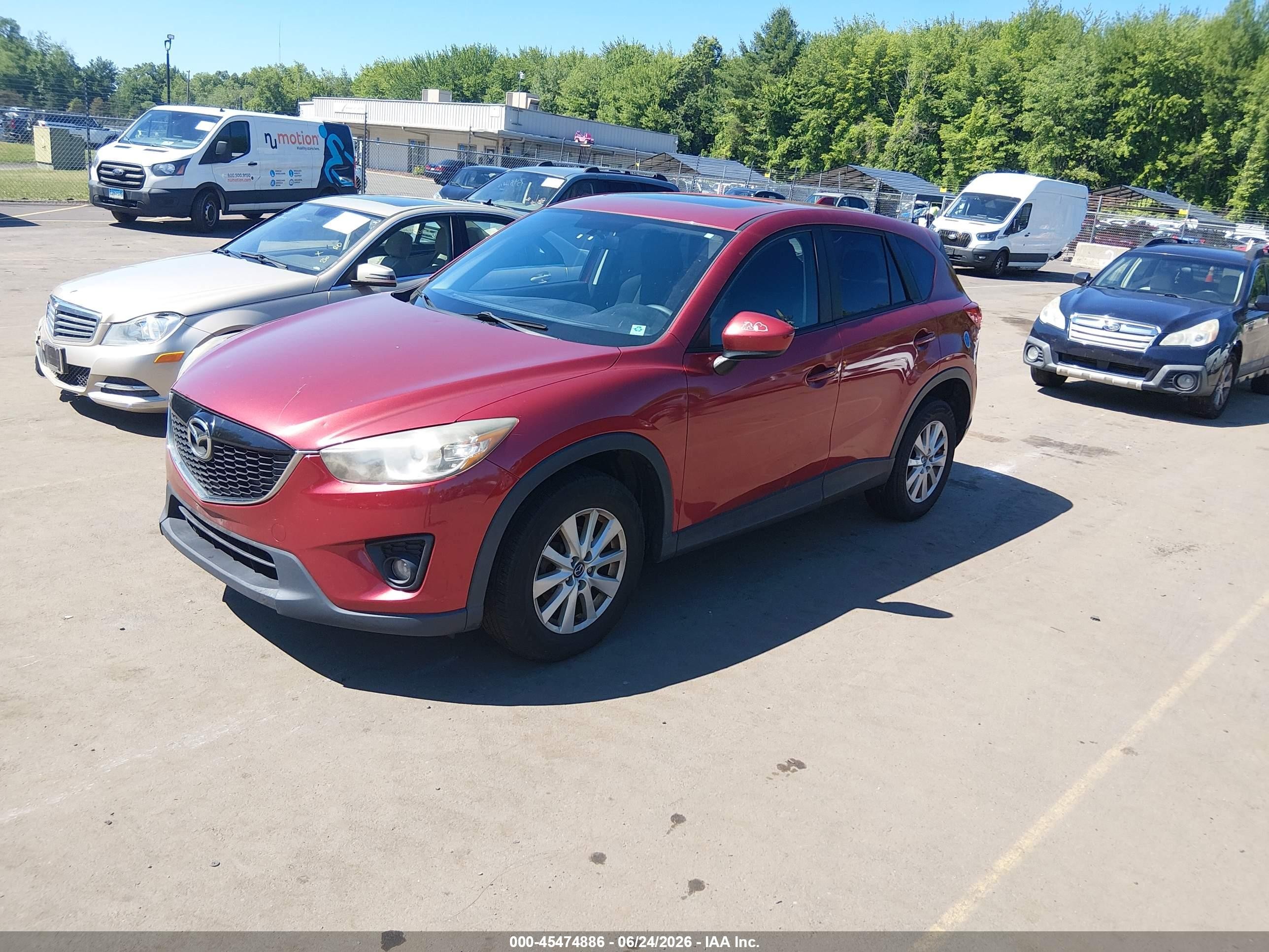 2013 Mazda Cx-5 Touring Red vin: JM3KE4CE8D0131585