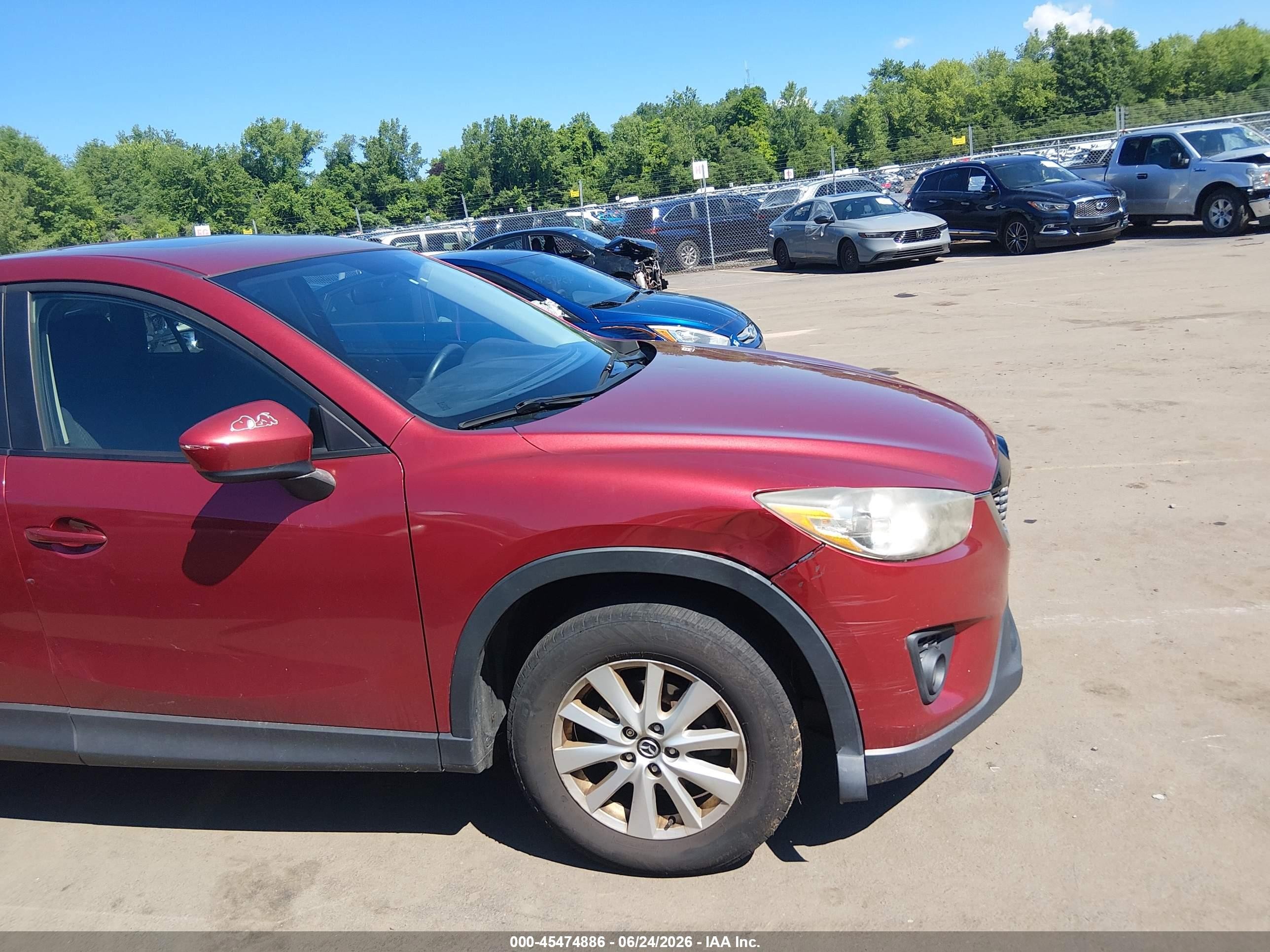 2013 Mazda Cx-5 Touring Red vin: JM3KE4CE8D0131585