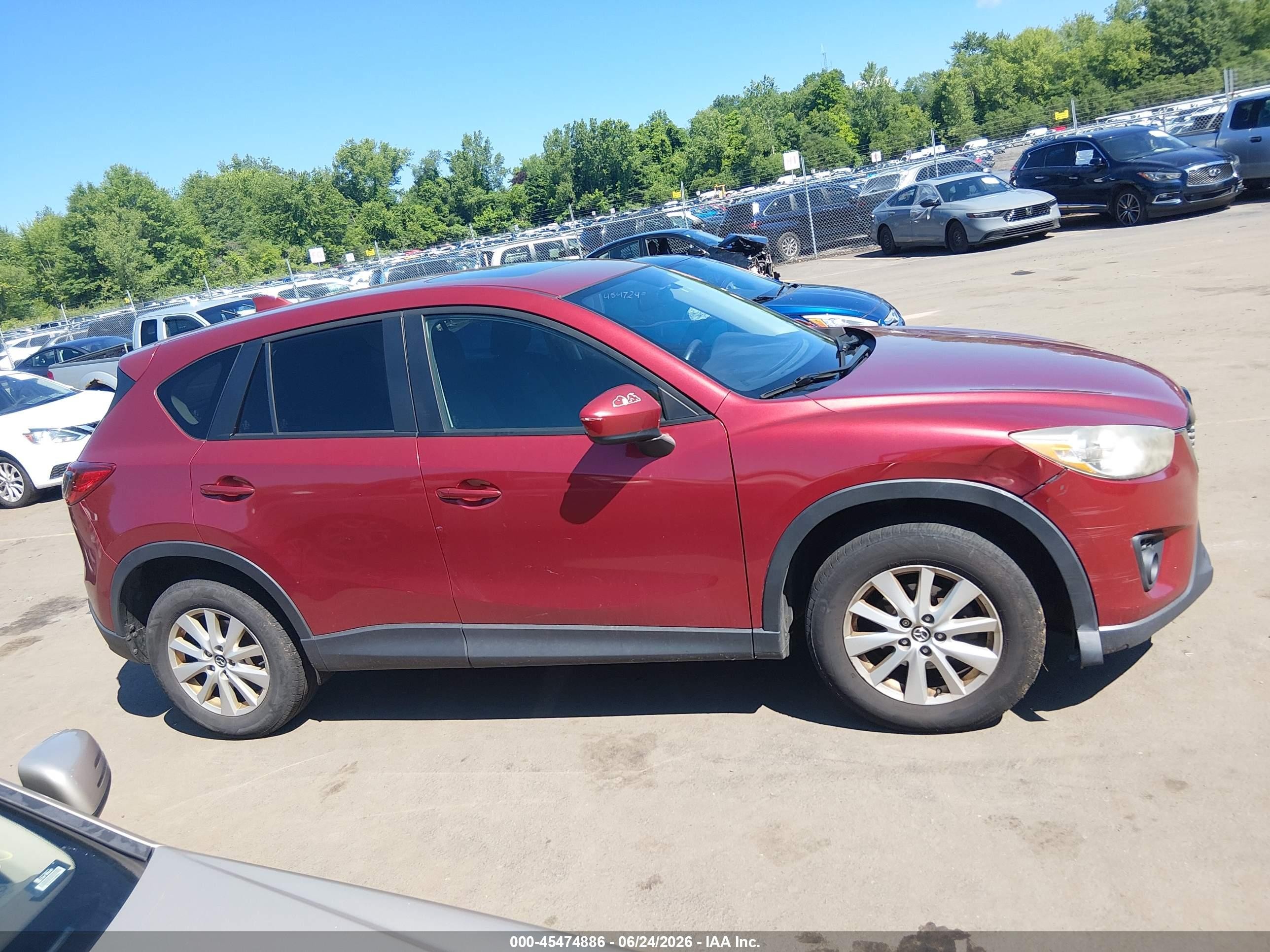2013 Mazda Cx-5 Touring Red vin: JM3KE4CE8D0131585