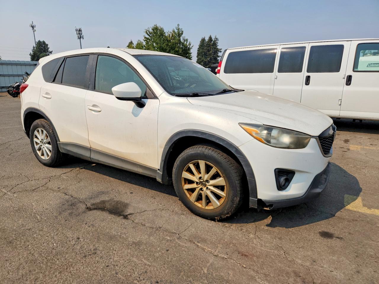 2013 Mazda Cx-5 Touring White vin: JM3KE4CE8D0135104