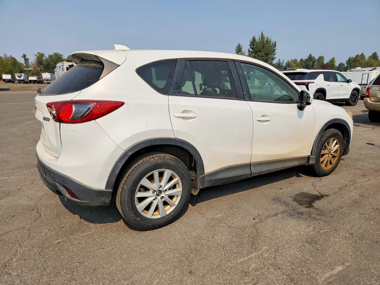 2013 Mazda Cx-5 Touring White vin: JM3KE4CE8D0135104