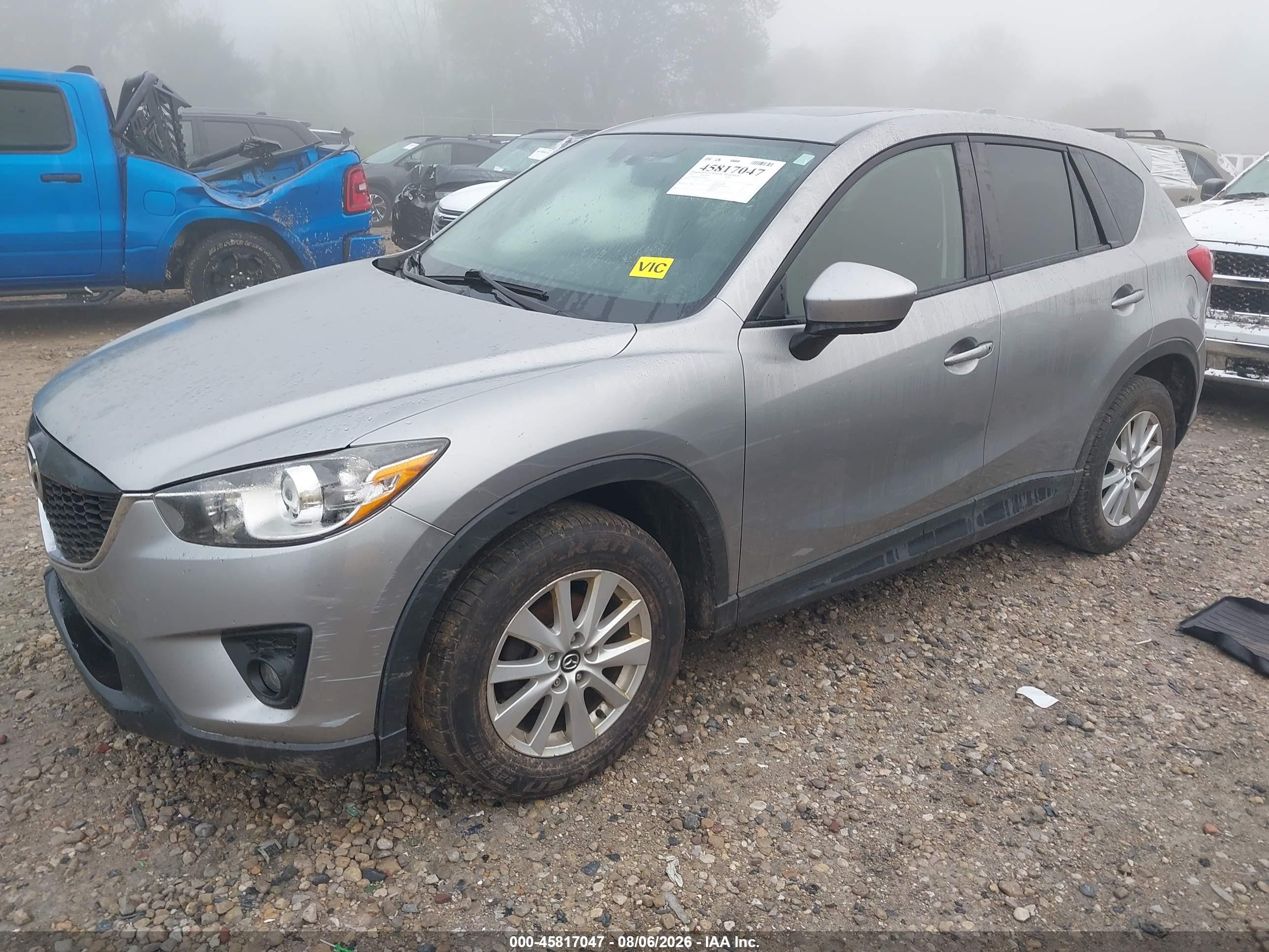 2013 Mazda Cx-5 Touring Silver vin: JM3KE4CE8D0138391