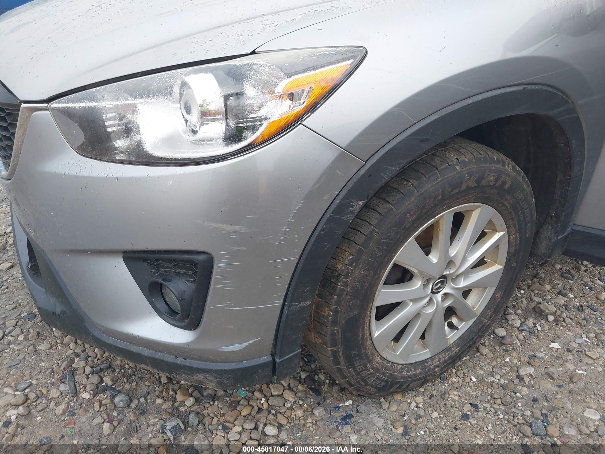 2013 Mazda Cx-5 Touring Silver vin: JM3KE4CE8D0138391