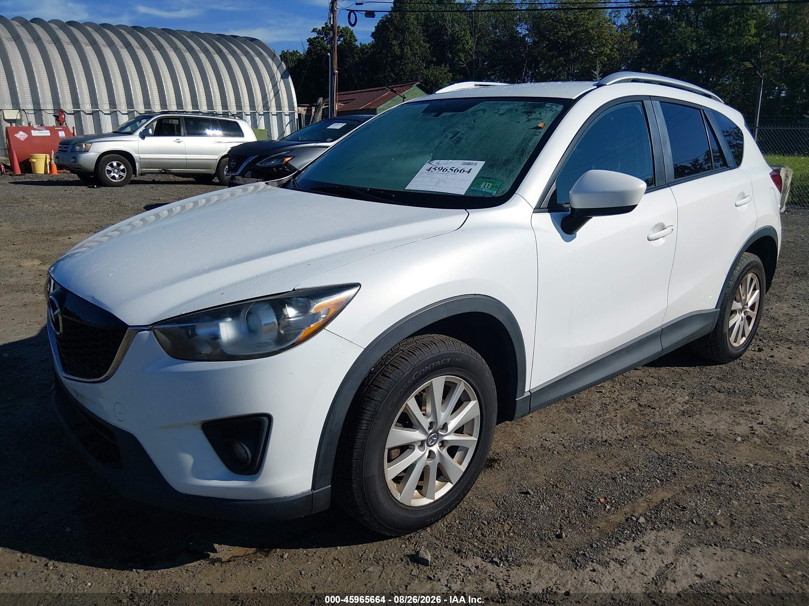 2013 Mazda Cx-5 Touring White vin: JM3KE4CE8D0151917
