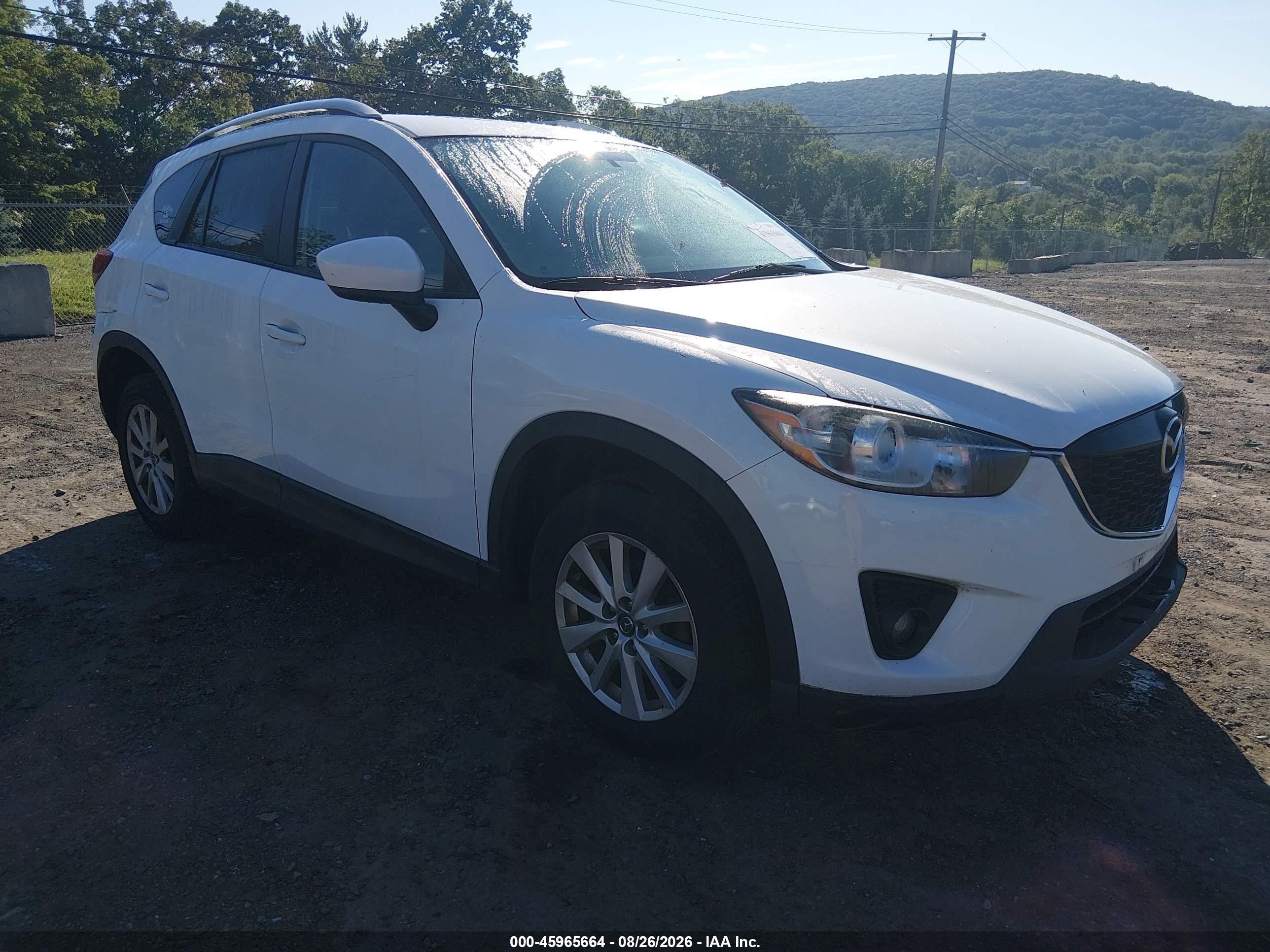 2013 Mazda Cx-5 Touring White vin: JM3KE4CE8D0151917