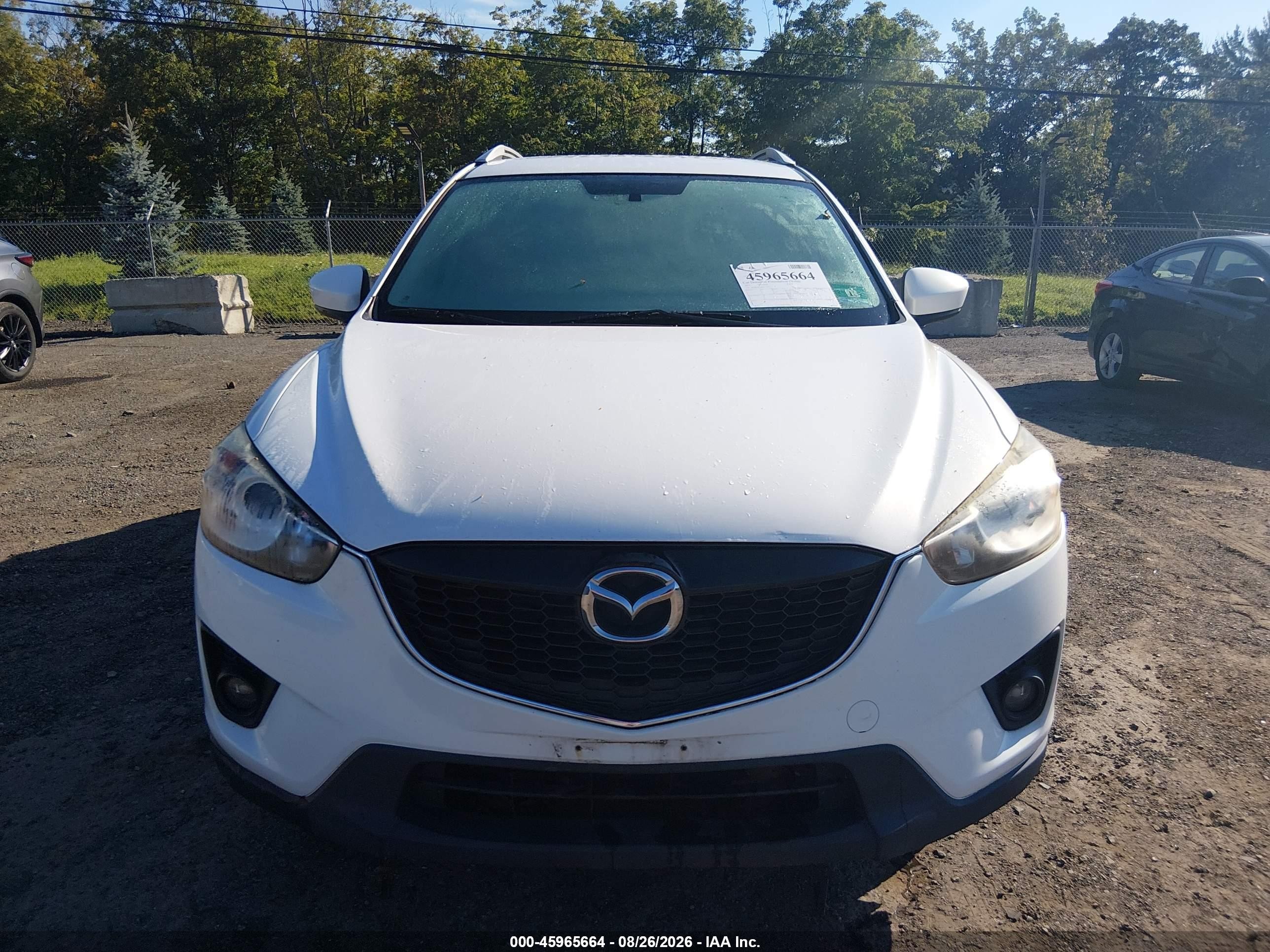 2013 Mazda Cx-5 Touring White vin: JM3KE4CE8D0151917