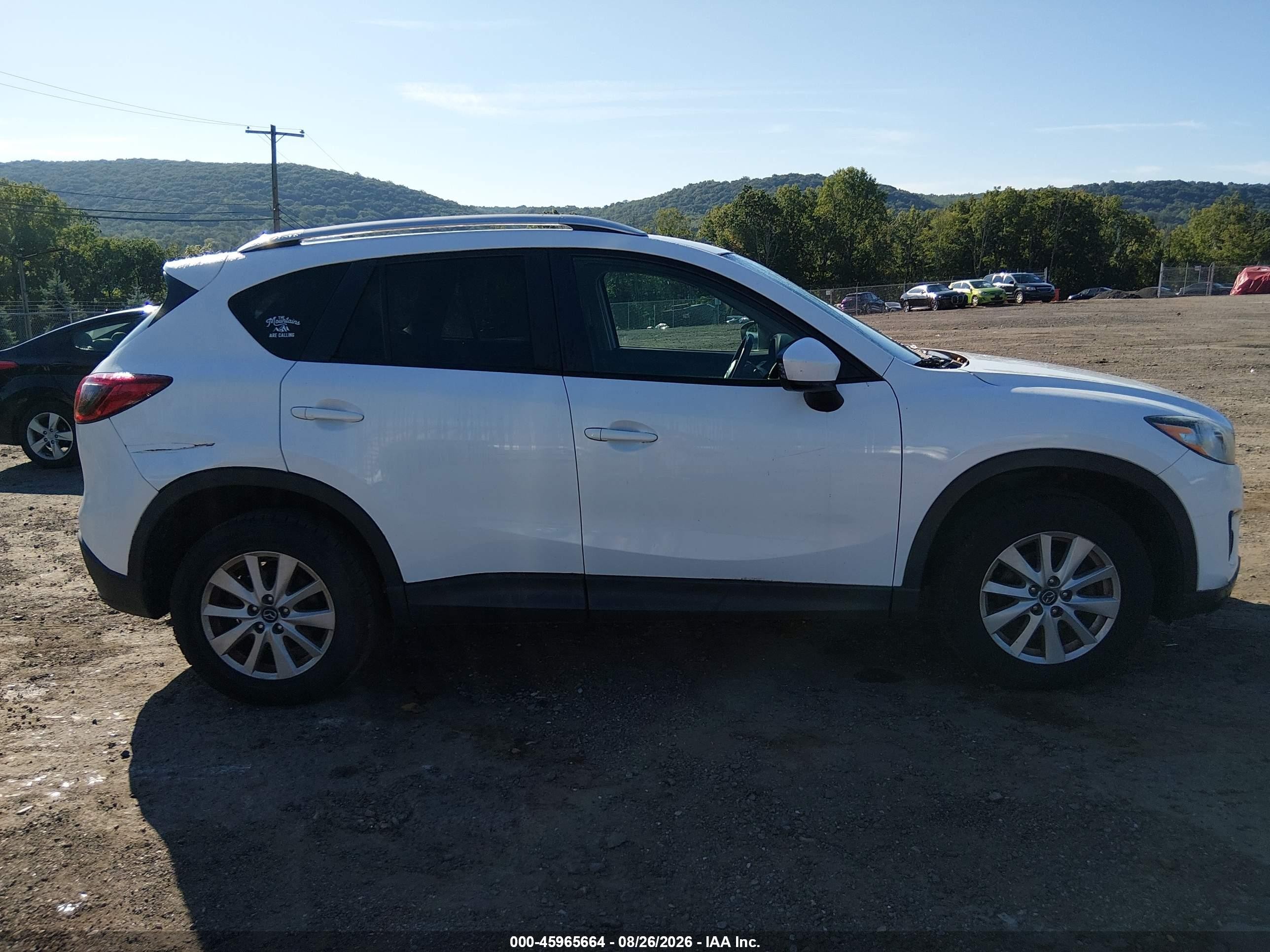 2013 Mazda Cx-5 Touring White vin: JM3KE4CE8D0151917