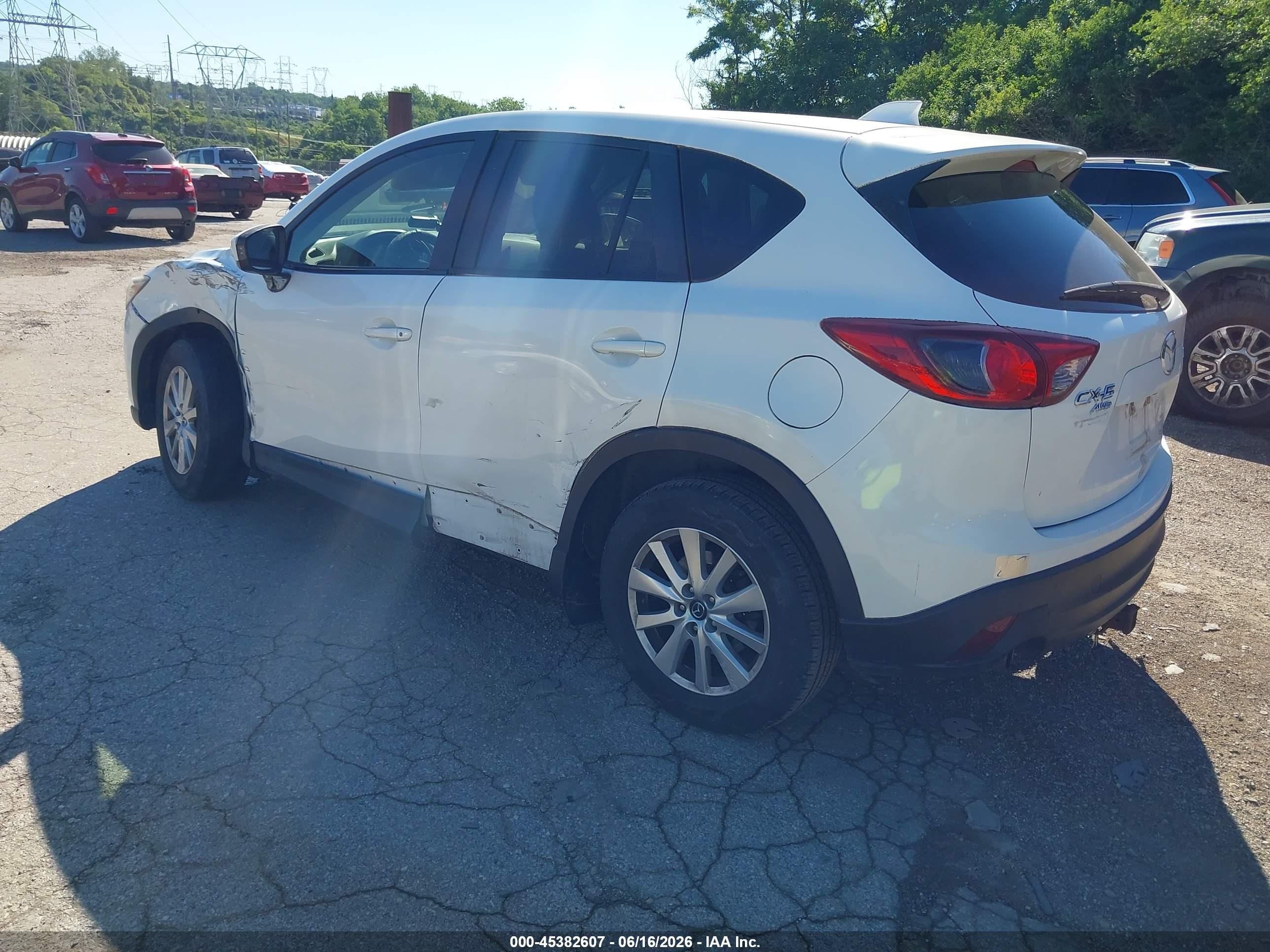 2013 Mazda Cx-5 Touring Белый vin: JM3KE4CE8D0158964