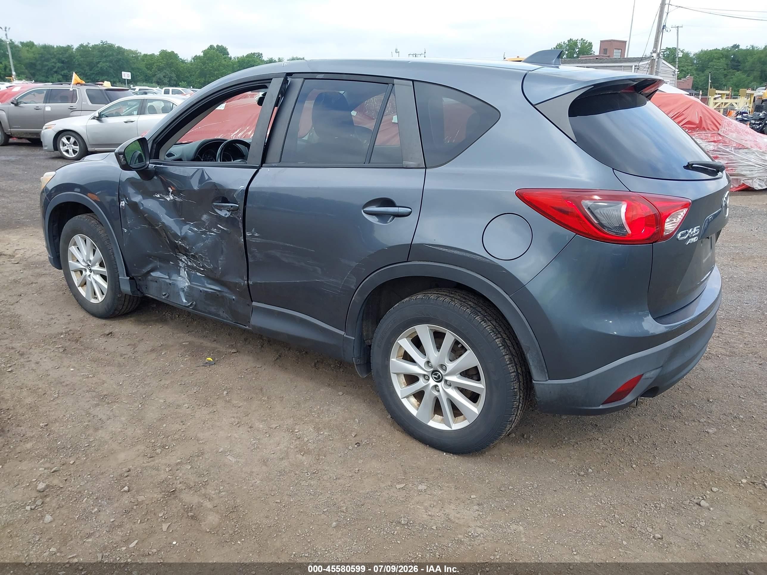2013 Mazda Cx-5 Touring Gray vin: JM3KE4CE8D0161623