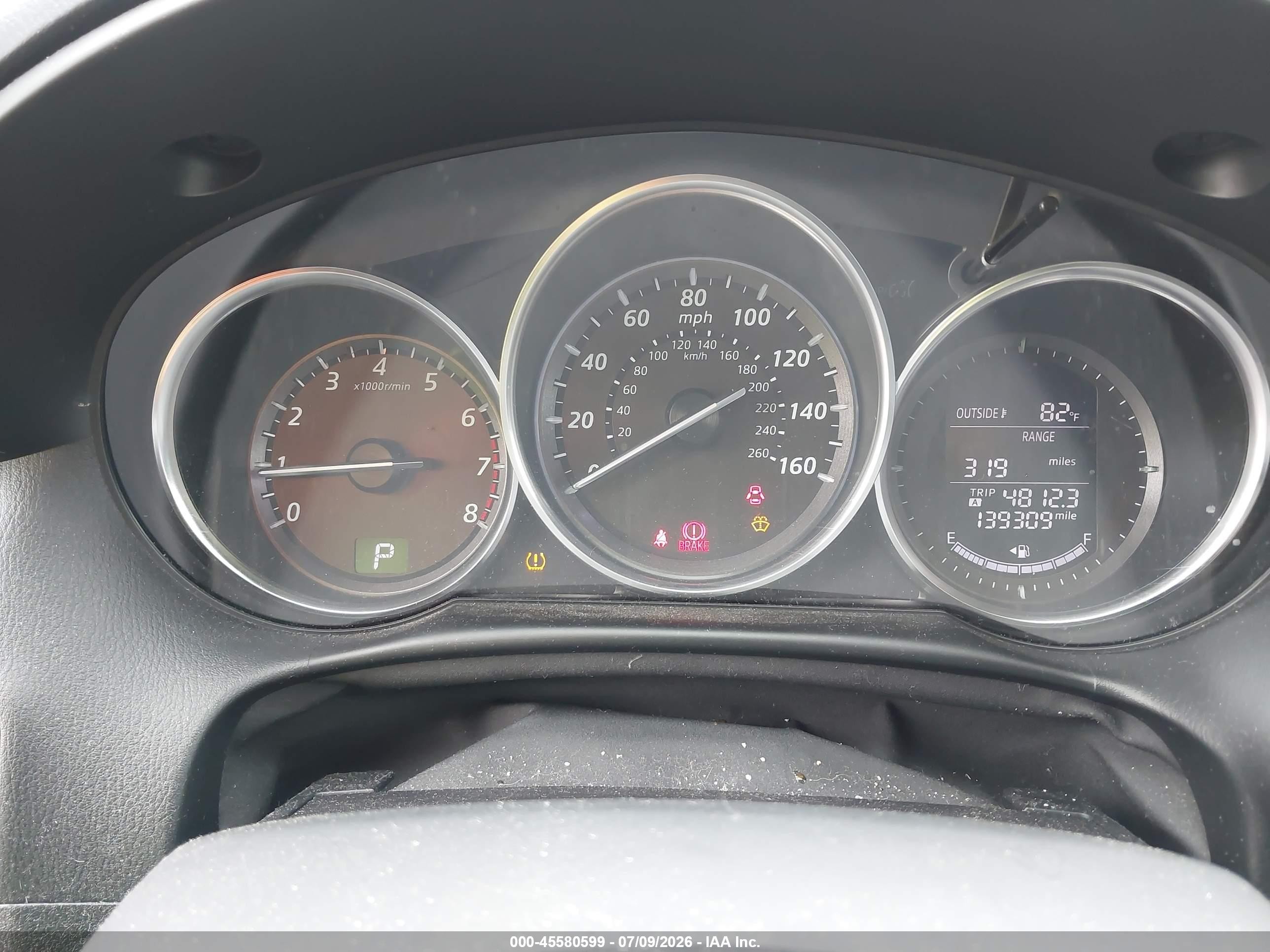 2013 Mazda Cx-5 Touring Gray vin: JM3KE4CE8D0161623