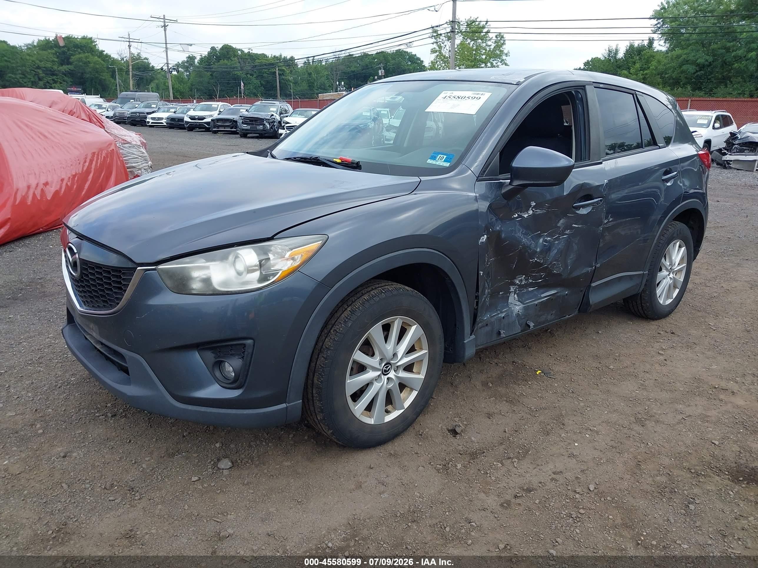 2013 Mazda Cx-5 Touring Gray vin: JM3KE4CE8D0161623