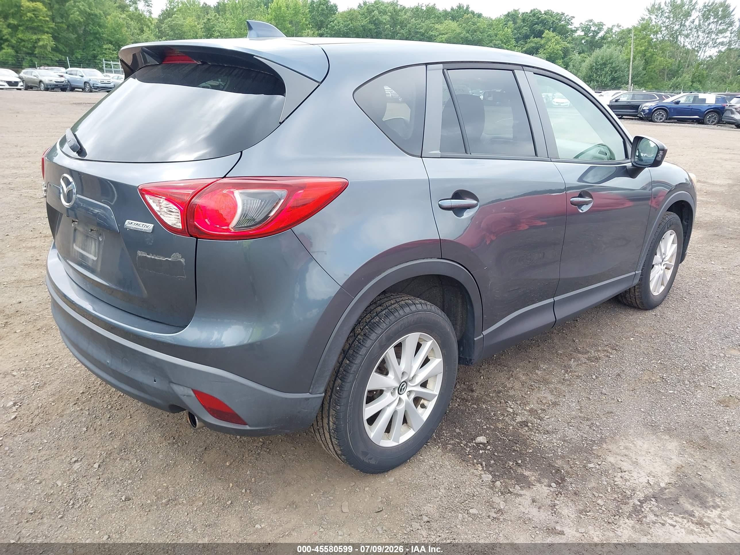 2013 Mazda Cx-5 Touring Gray vin: JM3KE4CE8D0161623