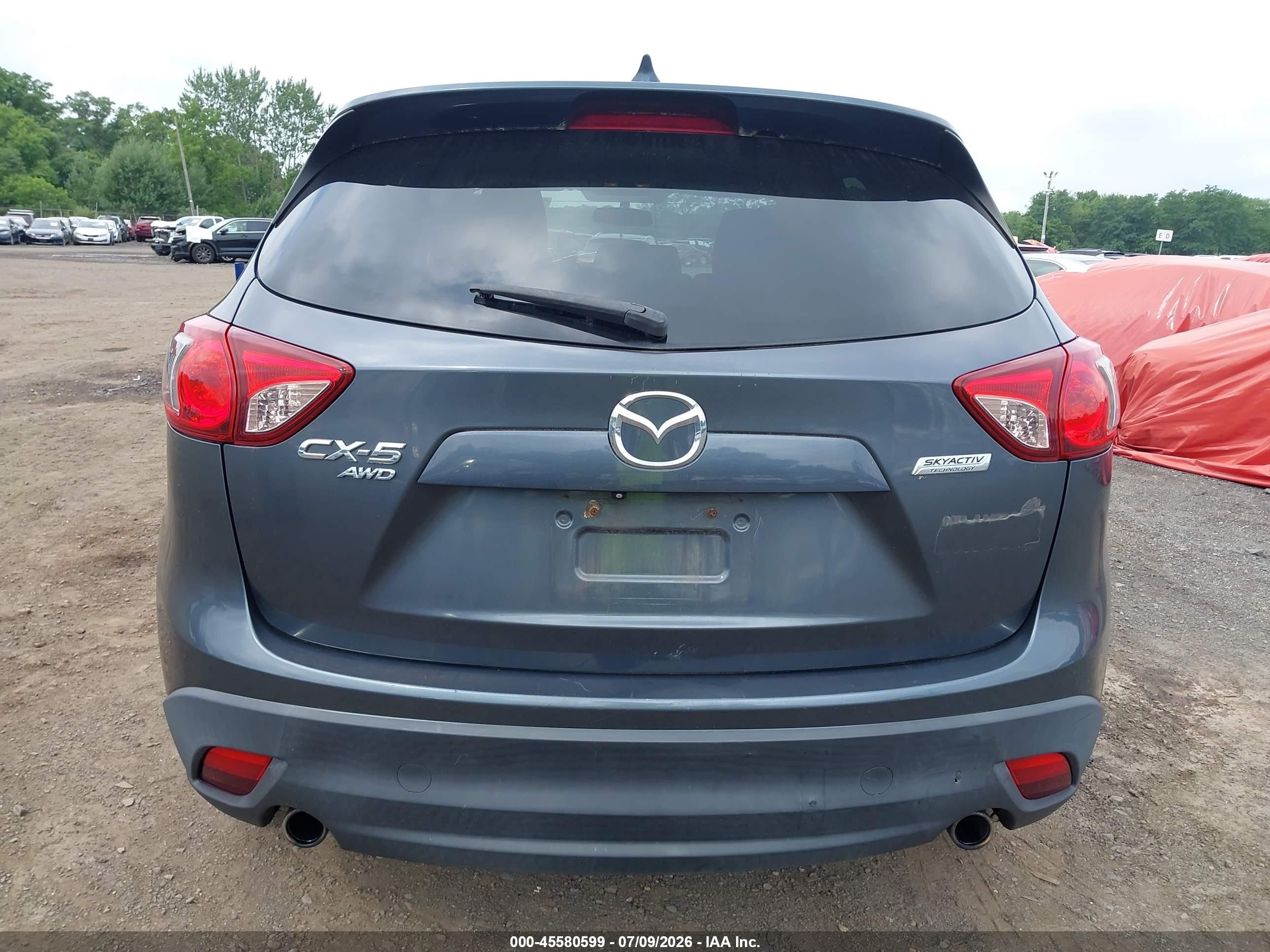 2013 Mazda Cx-5 Touring Gray vin: JM3KE4CE8D0161623