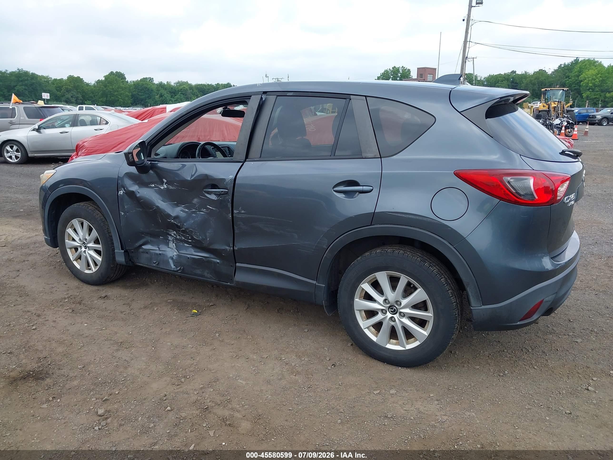2013 Mazda Cx-5 Touring Gray vin: JM3KE4CE8D0161623