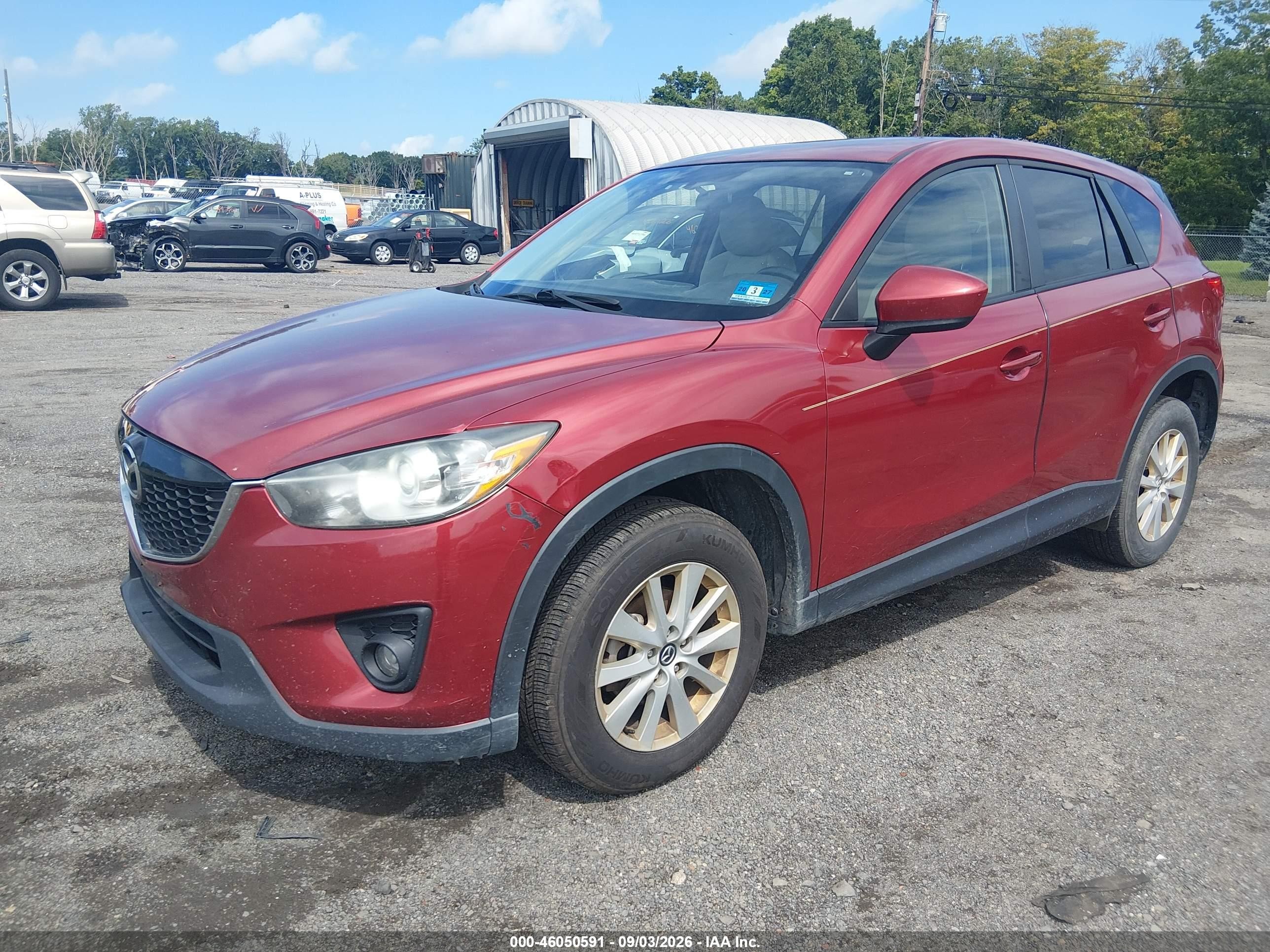 2013 Mazda Cx-5 Touring Red vin: JM3KE4CE9D0100605
