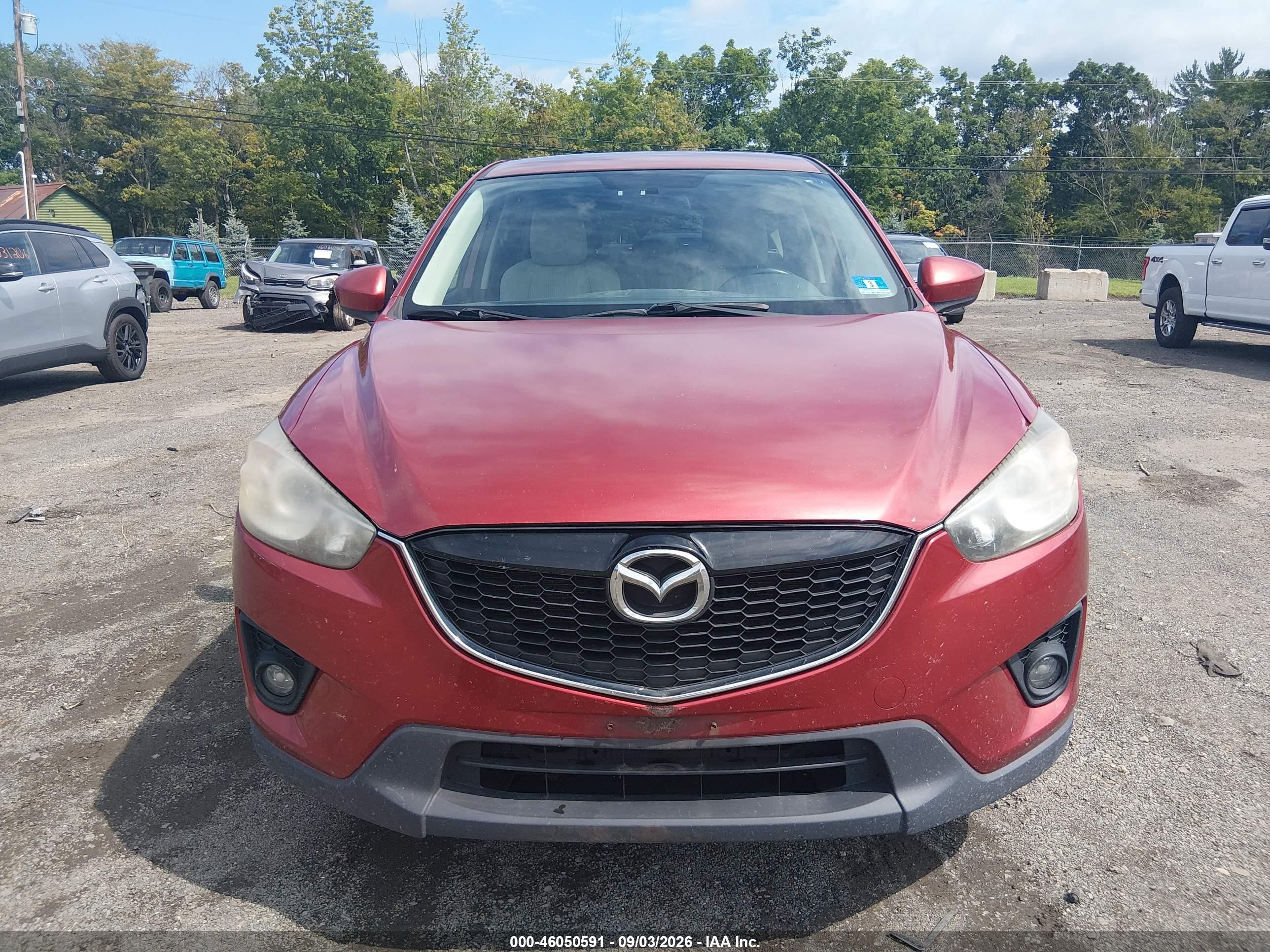 2013 Mazda Cx-5 Touring Red vin: JM3KE4CE9D0100605
