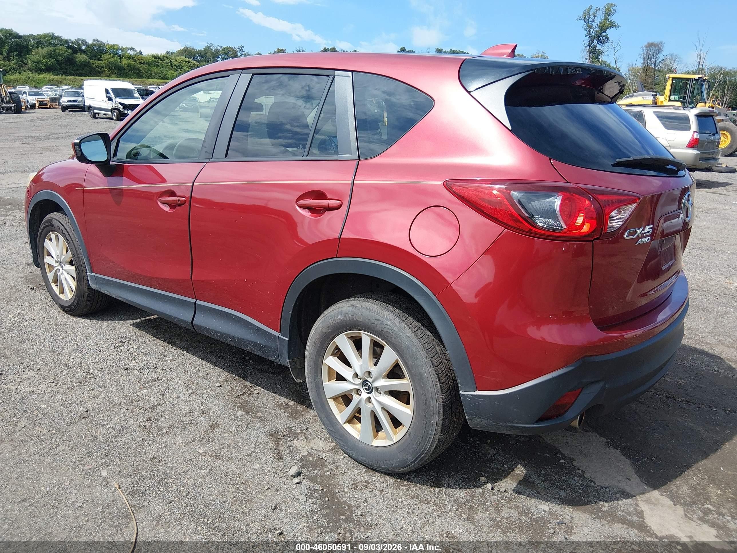 2013 Mazda Cx-5 Touring Red vin: JM3KE4CE9D0100605